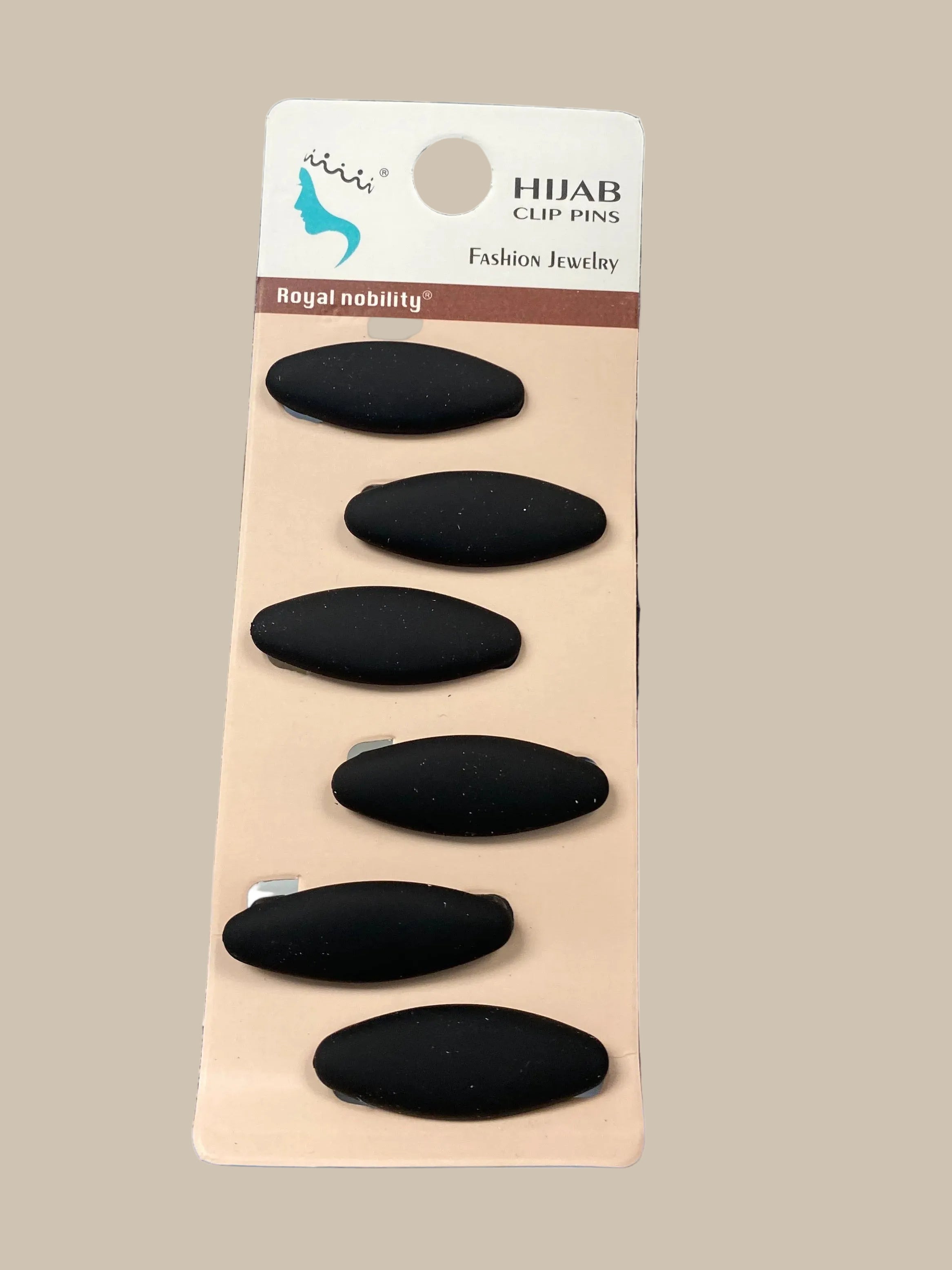 Oval Hijab Pins (6 Pack)