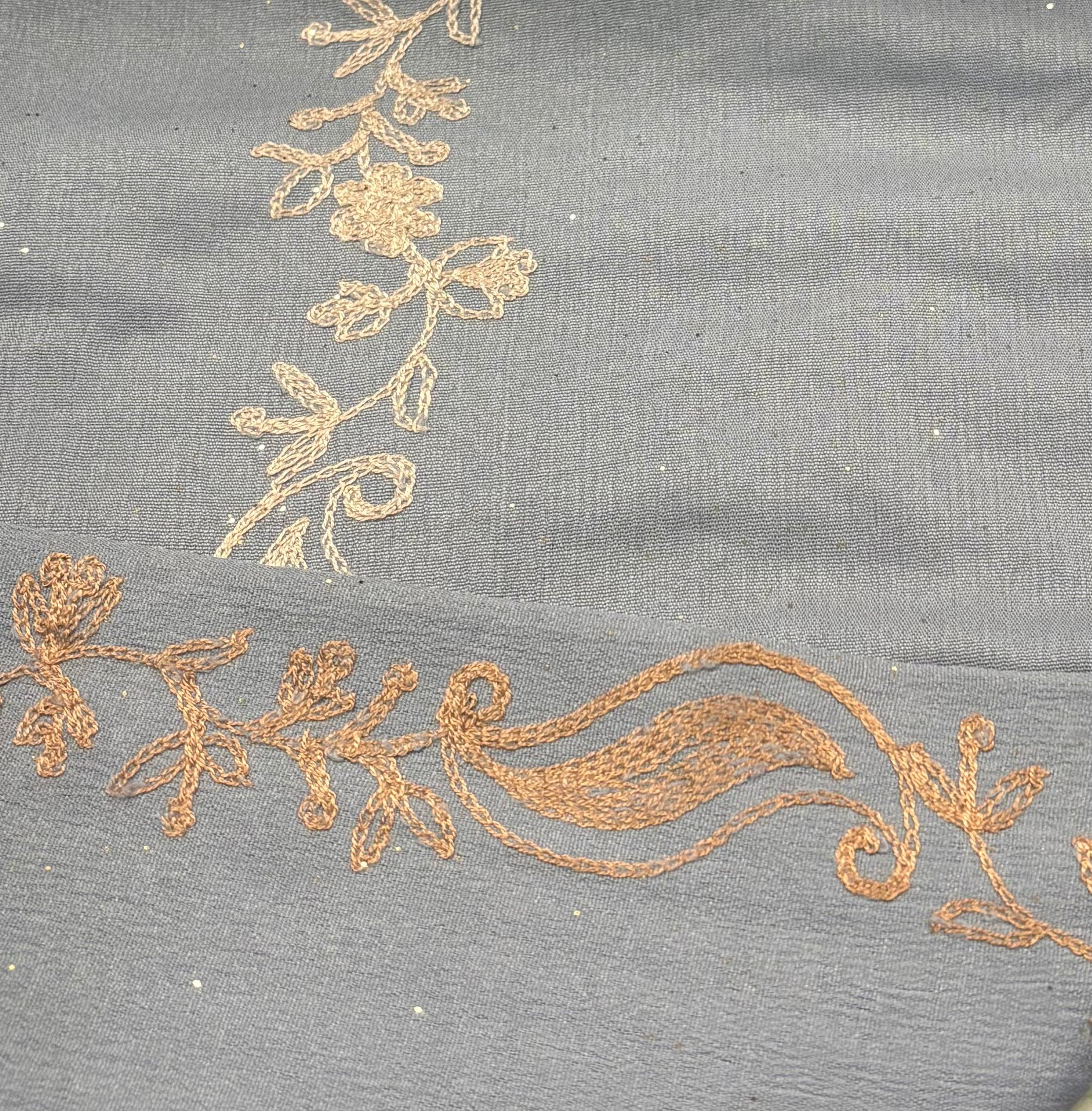 Floral Embroidered Hijab
