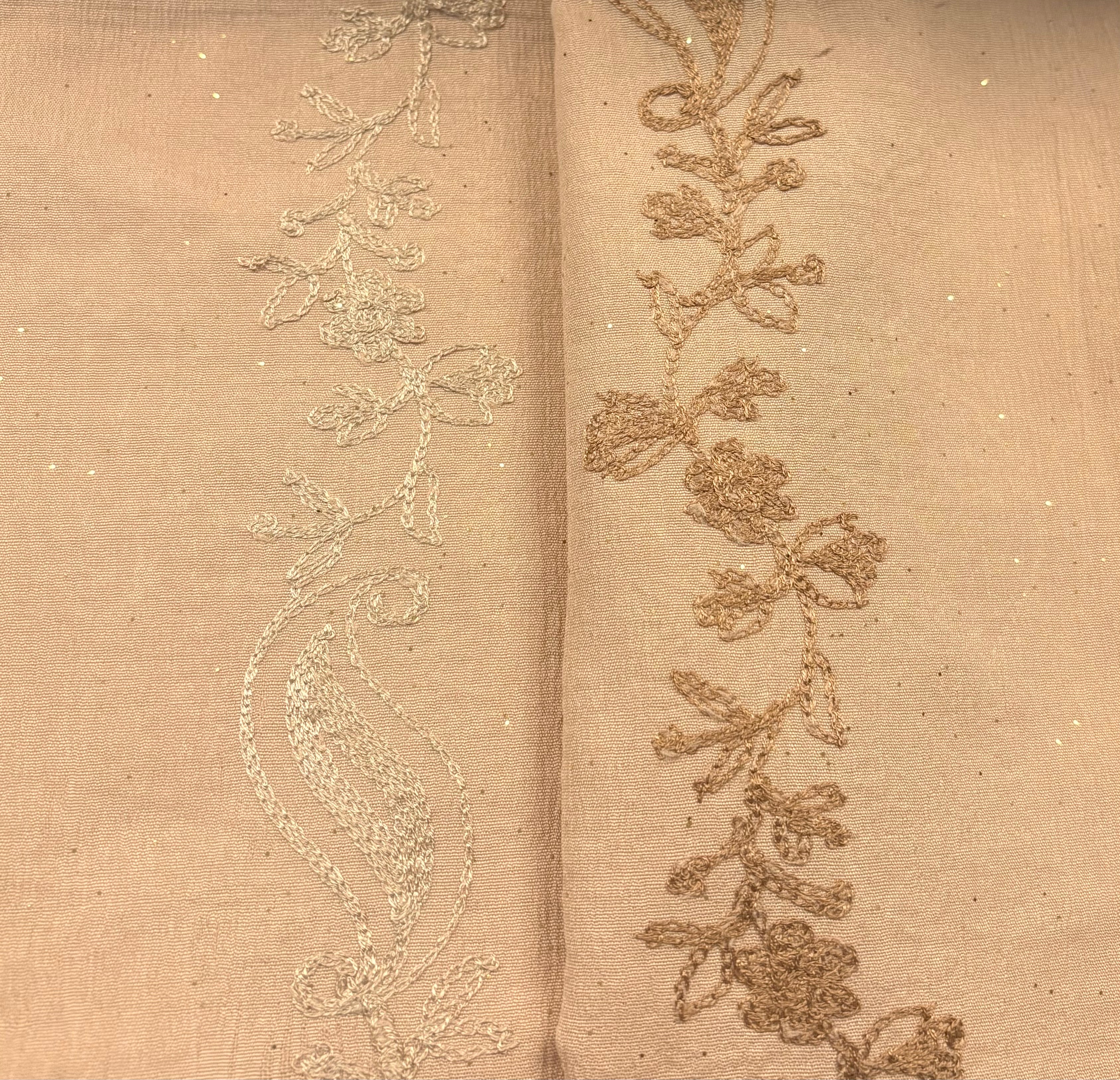Floral Embroidered Hijab