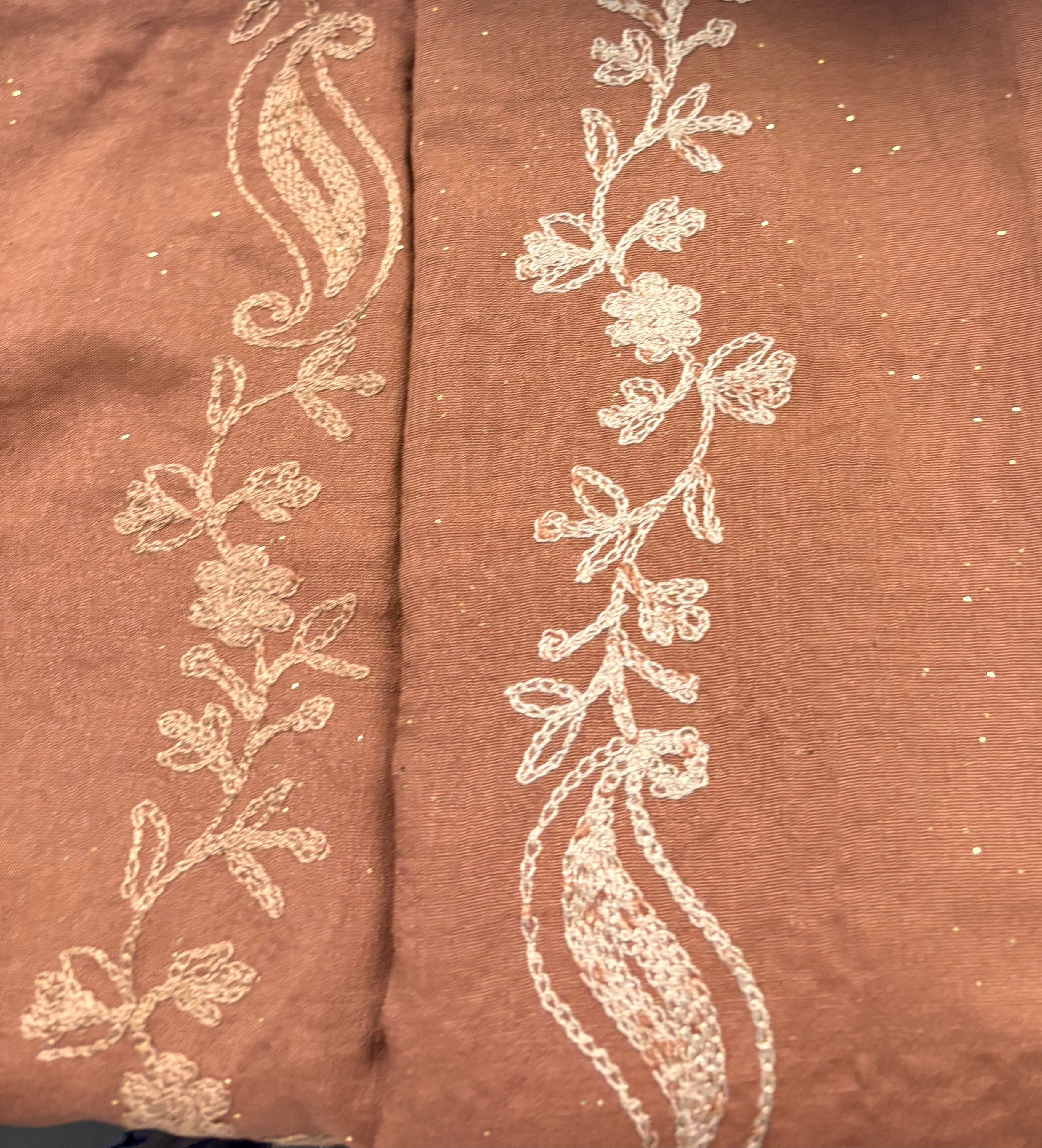 Floral Embroidered Hijab