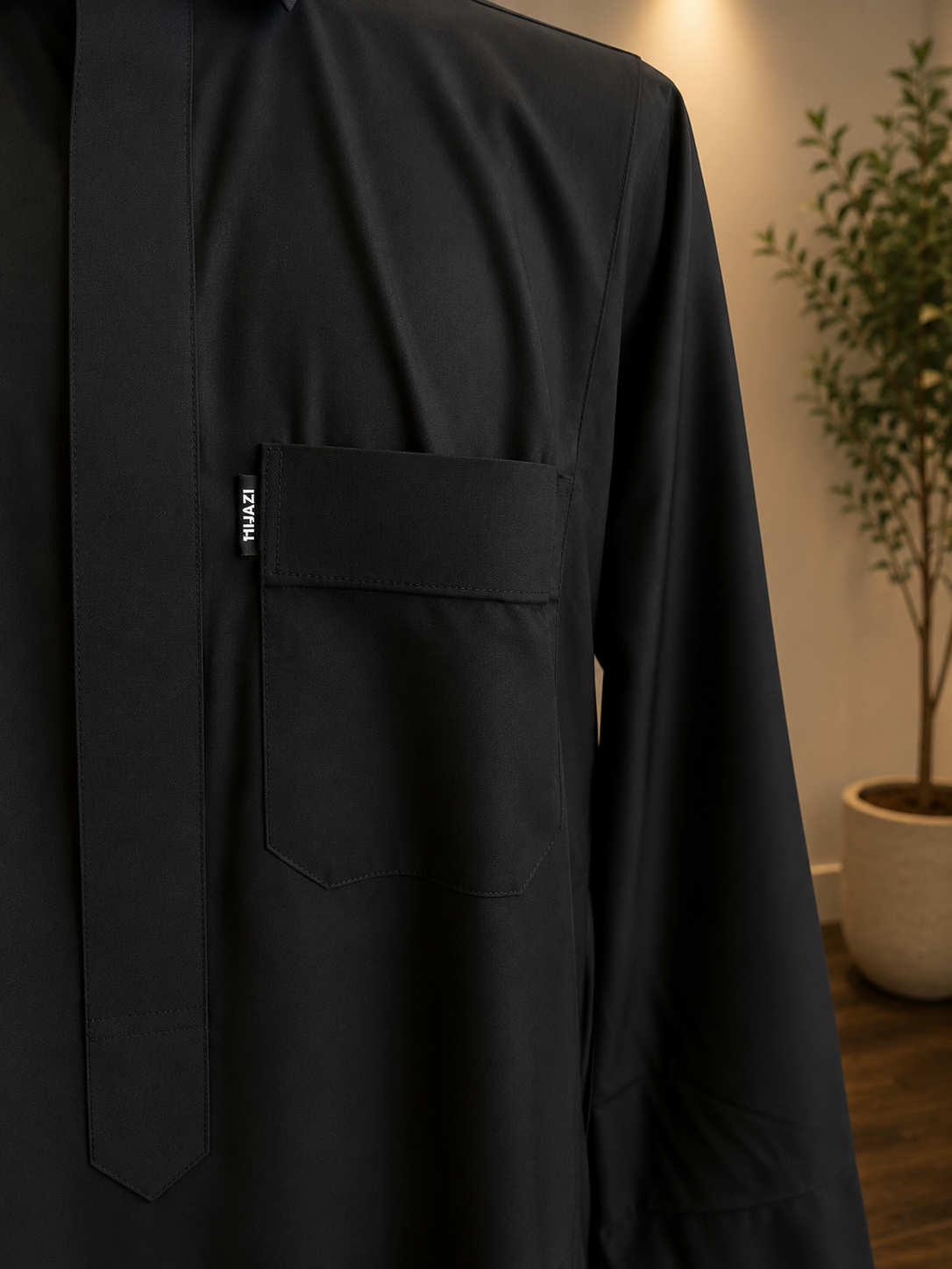Hijazi Black Thobe