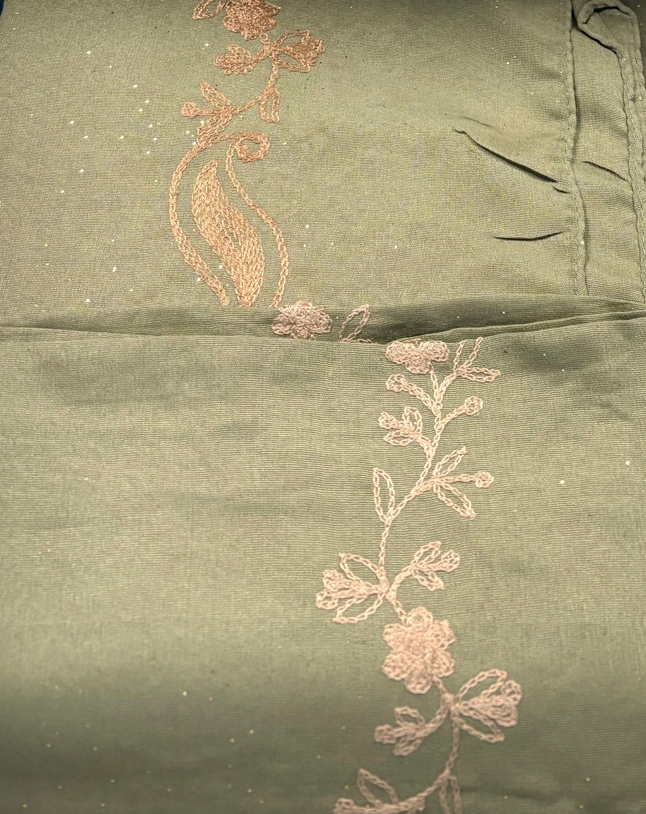 Floral Embroidered Hijab