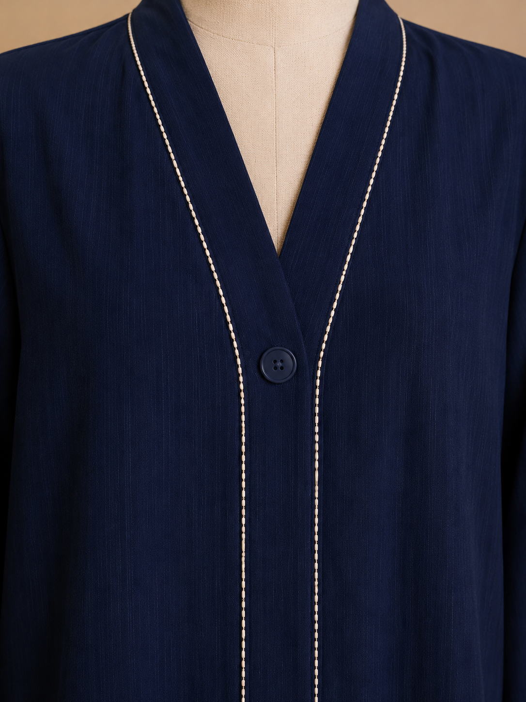 Girls Beaded Trim Abaya