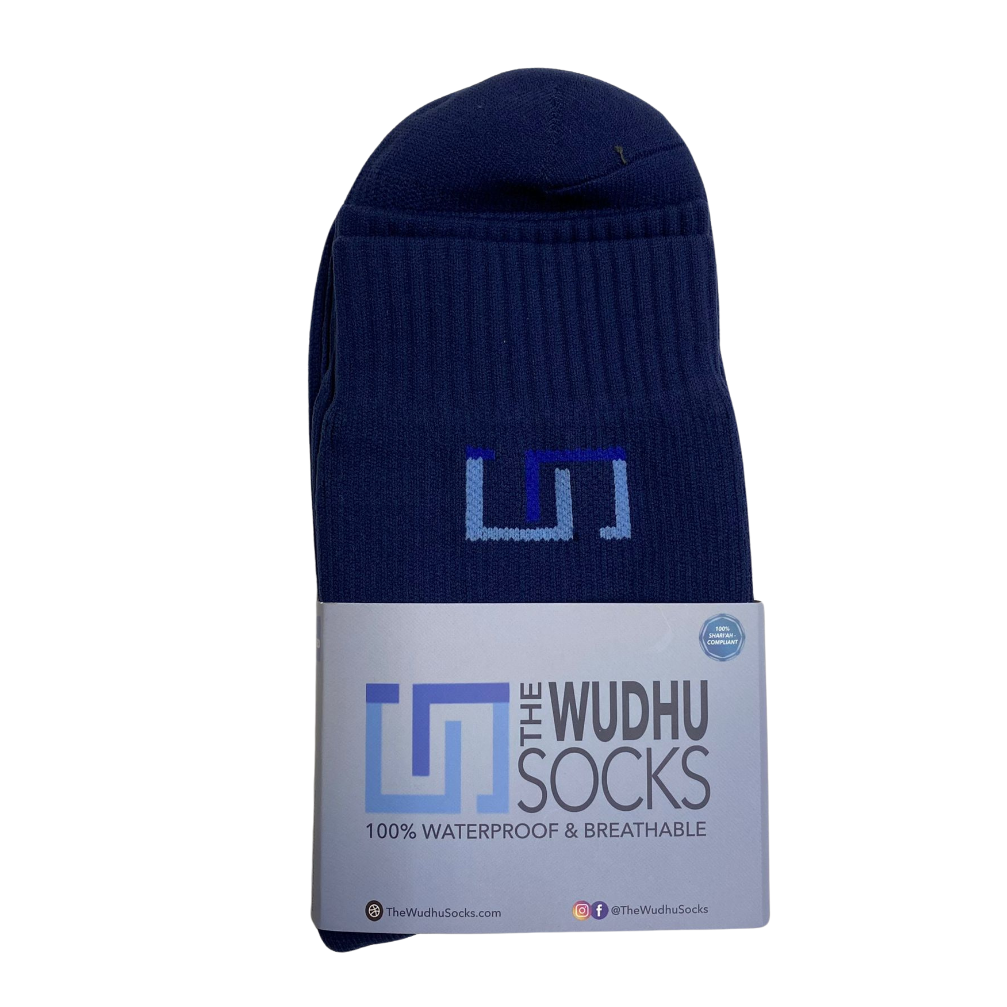 The Wudhu Socks Waterproof (Blue)