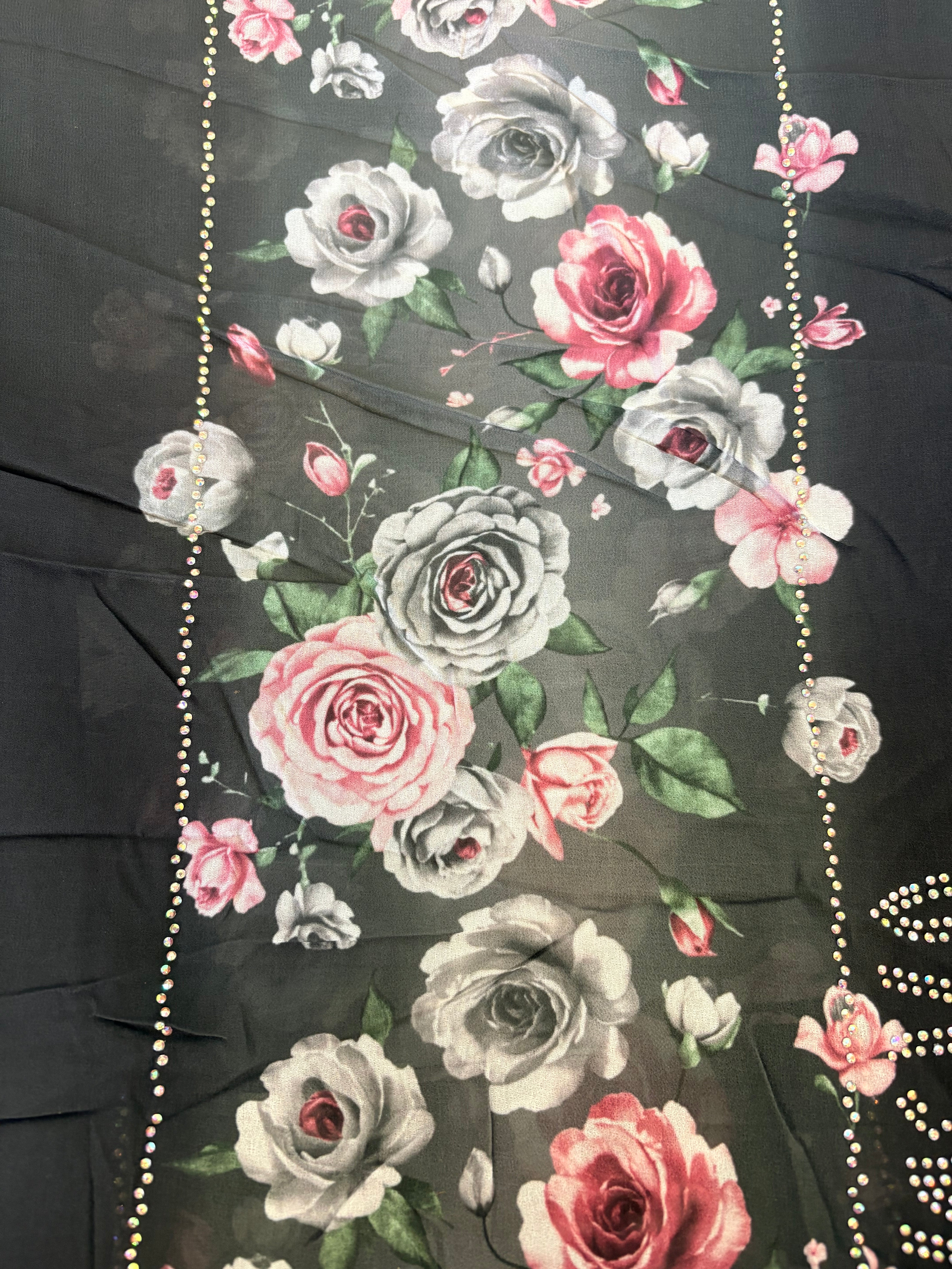 Rose Floral Print Hijab