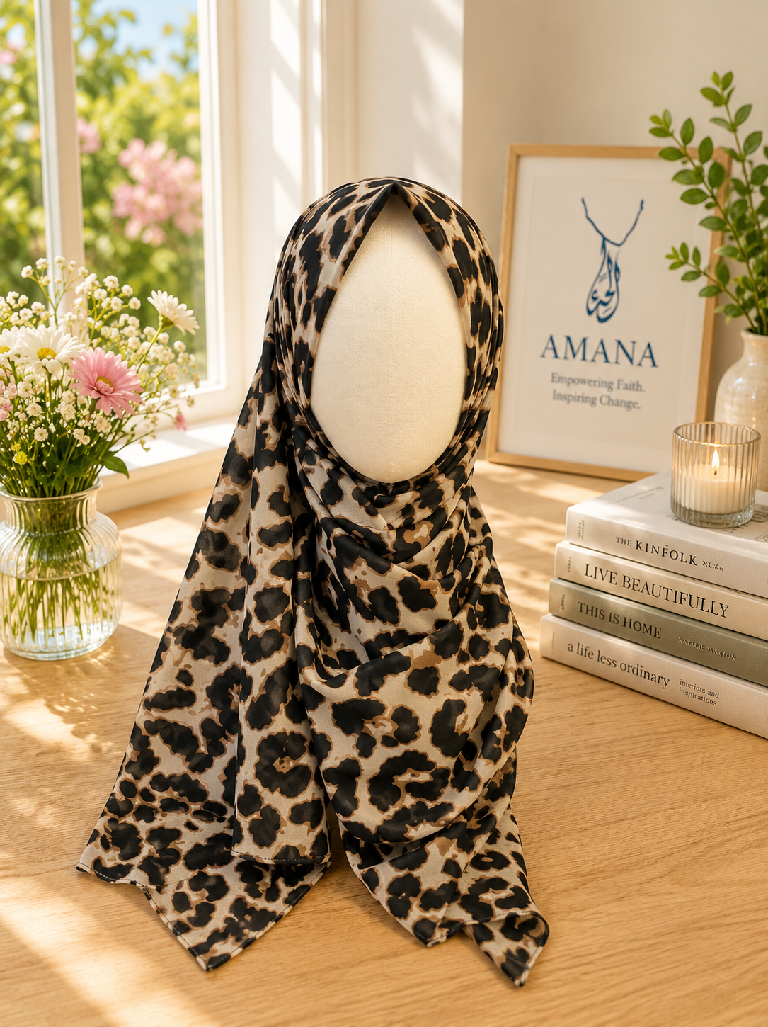 Cheetah Print Hijab