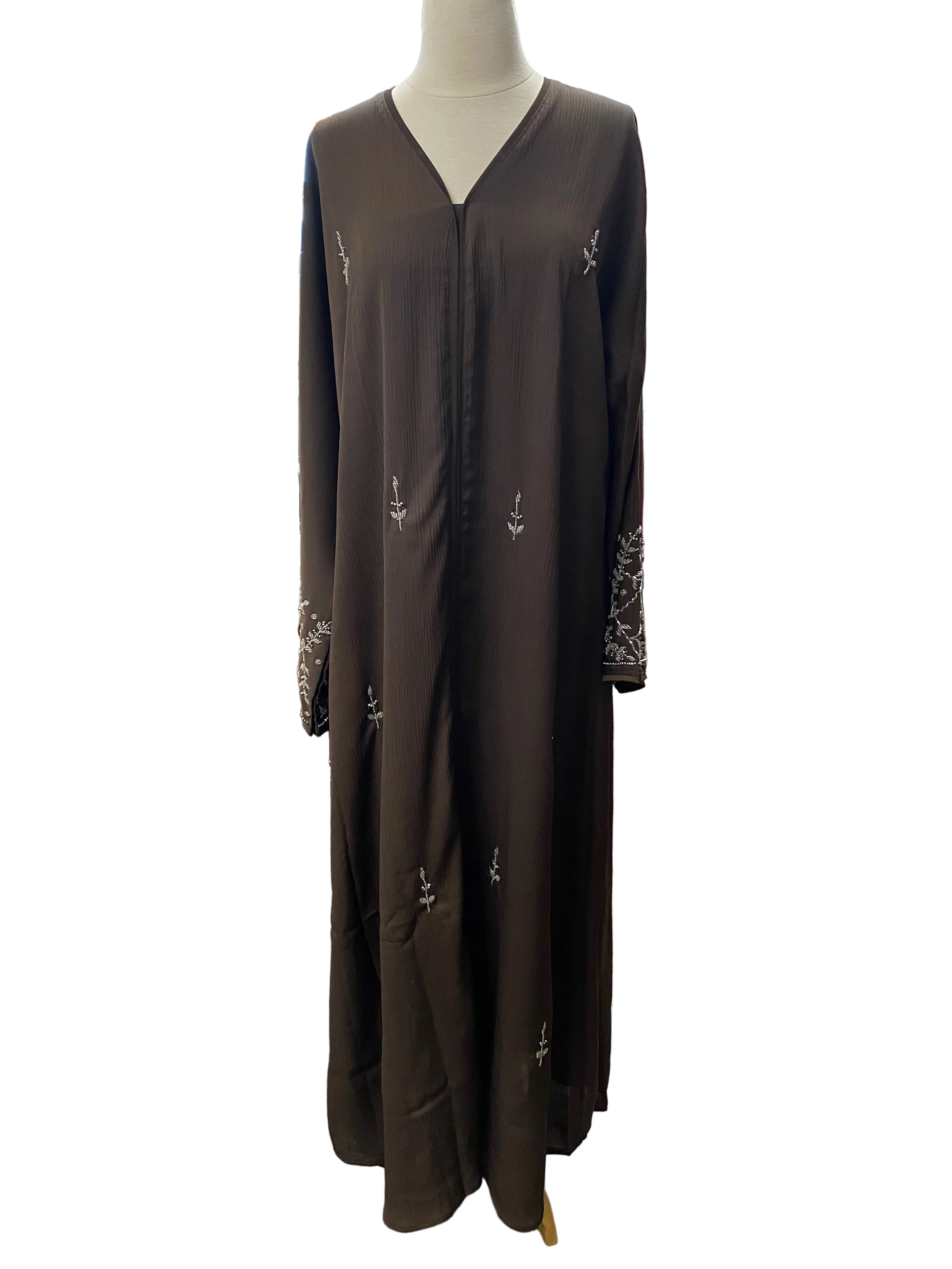 Floral Sequin Design Abaya