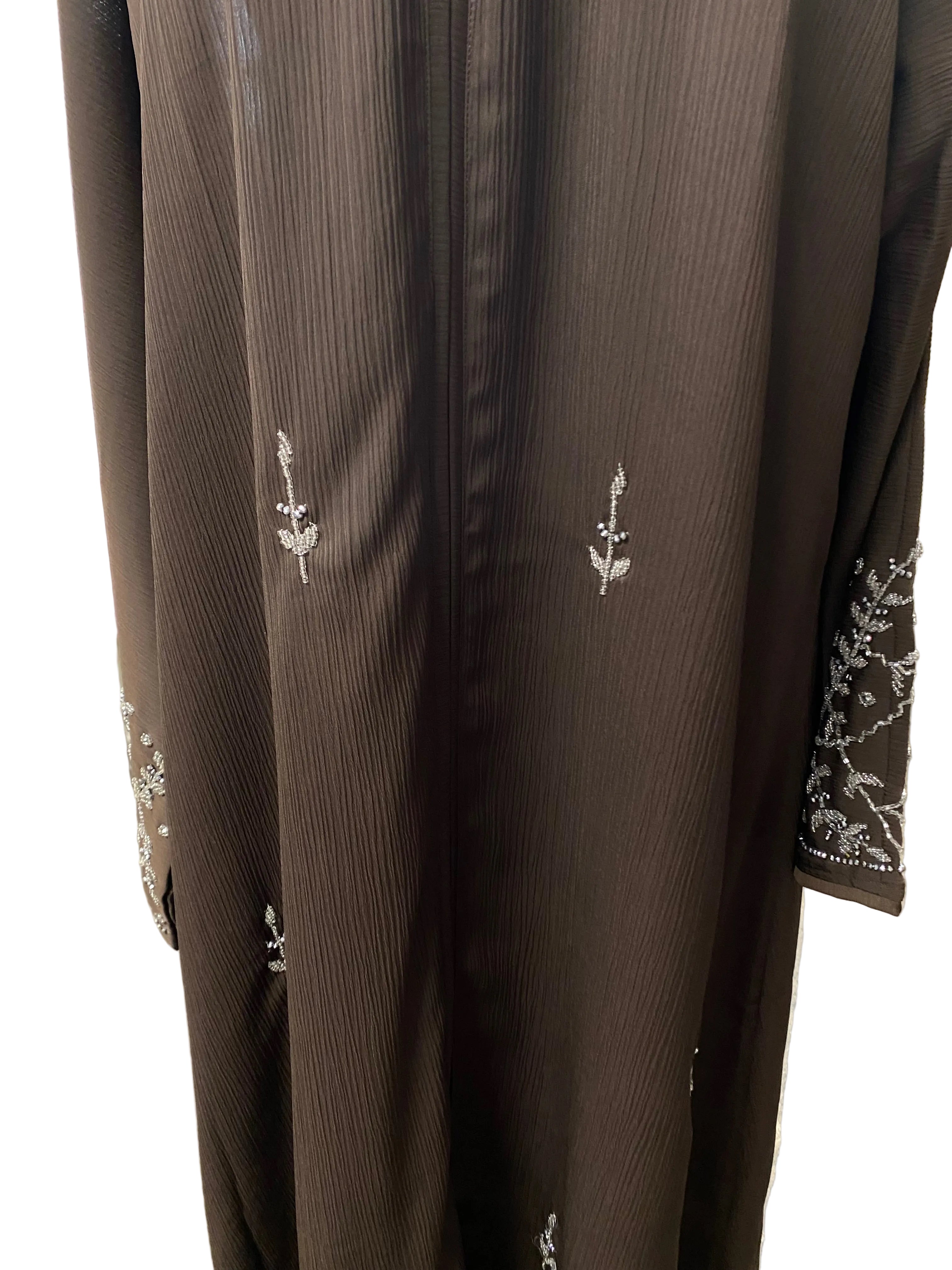 Floral Sequin Design Abaya