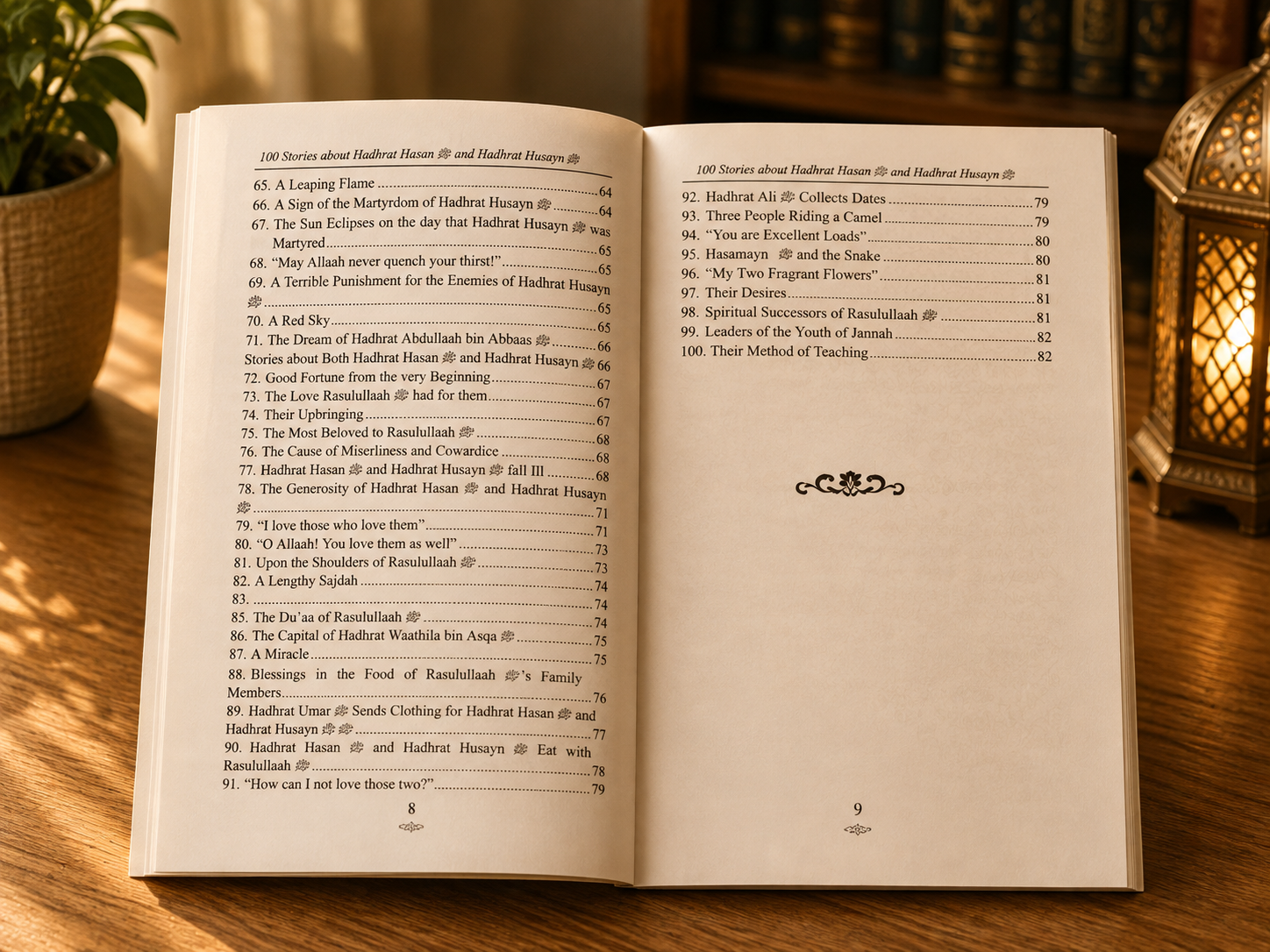 Hundred Stories about Hadrat Hsan And Hadrat Husayn