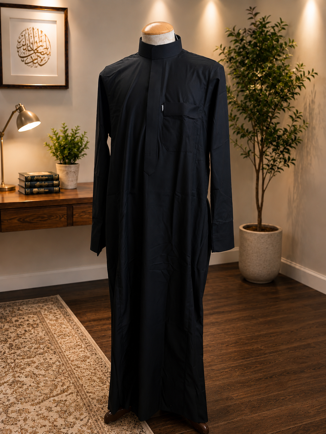 Hijazi Black Thobe
