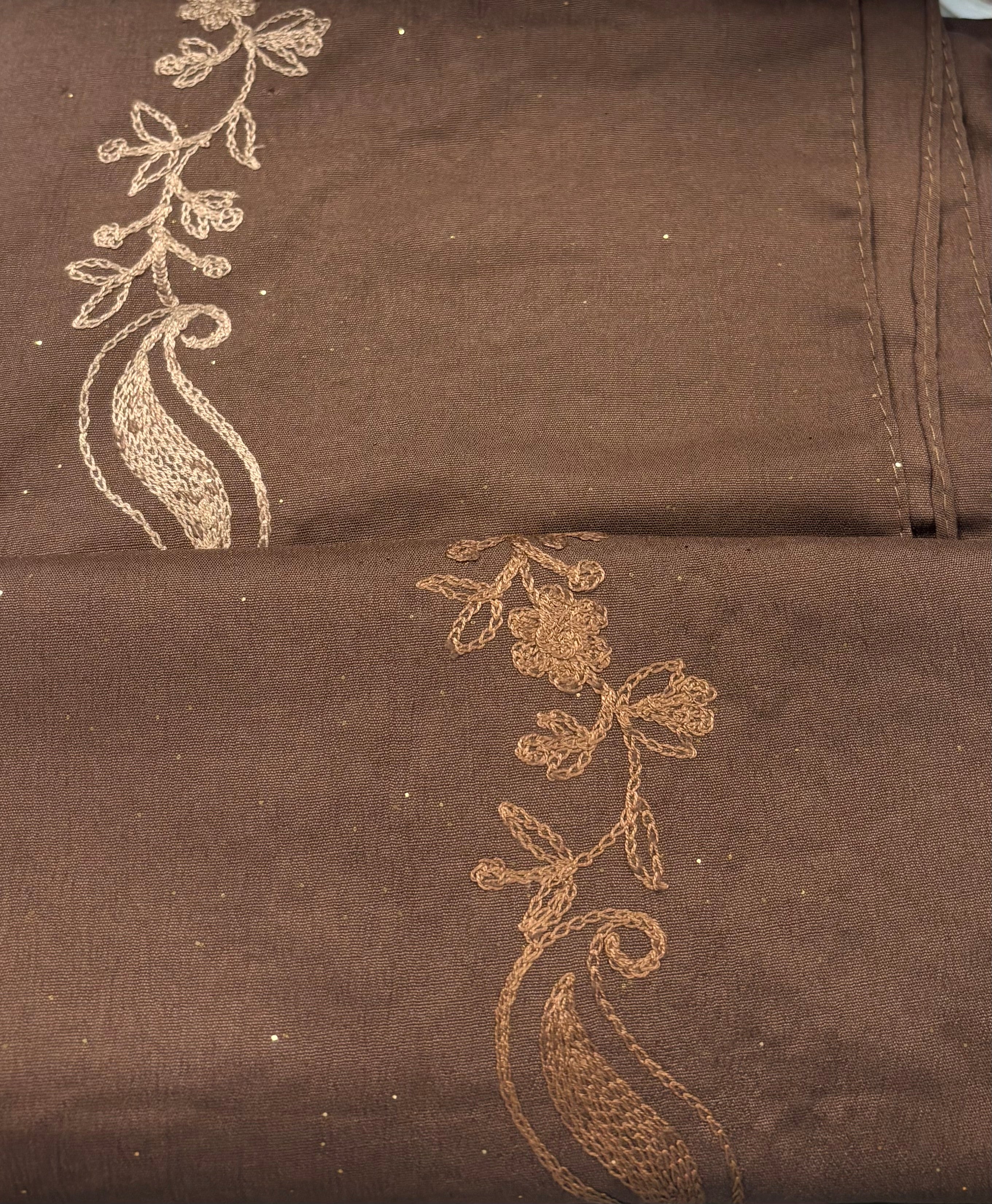Floral Embroidered Hijab