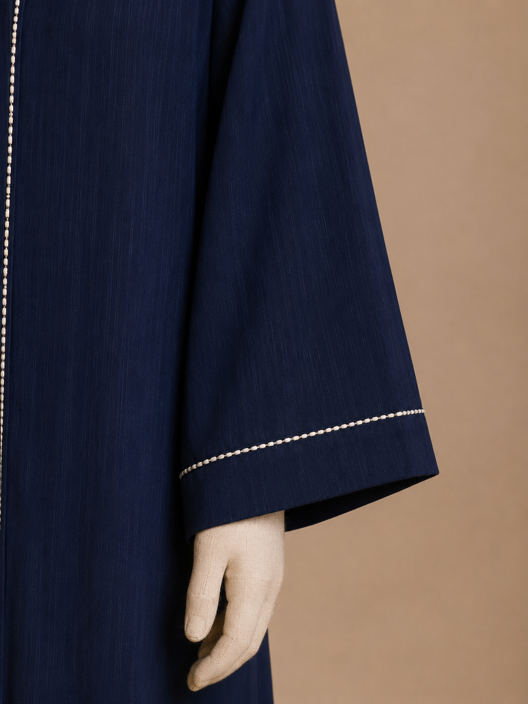 Girls Beaded Trim Abaya