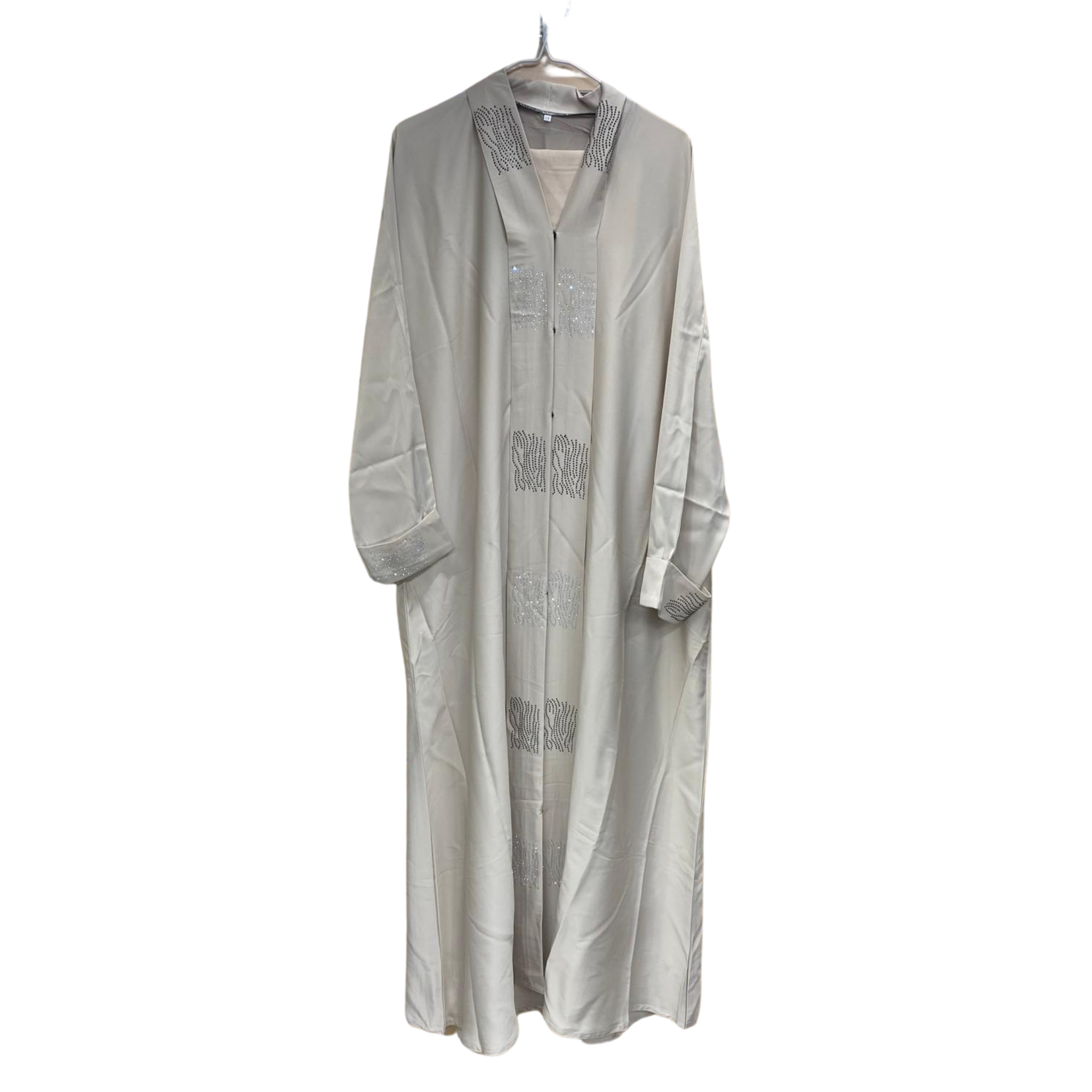 Rhinestone Button Up Abaya