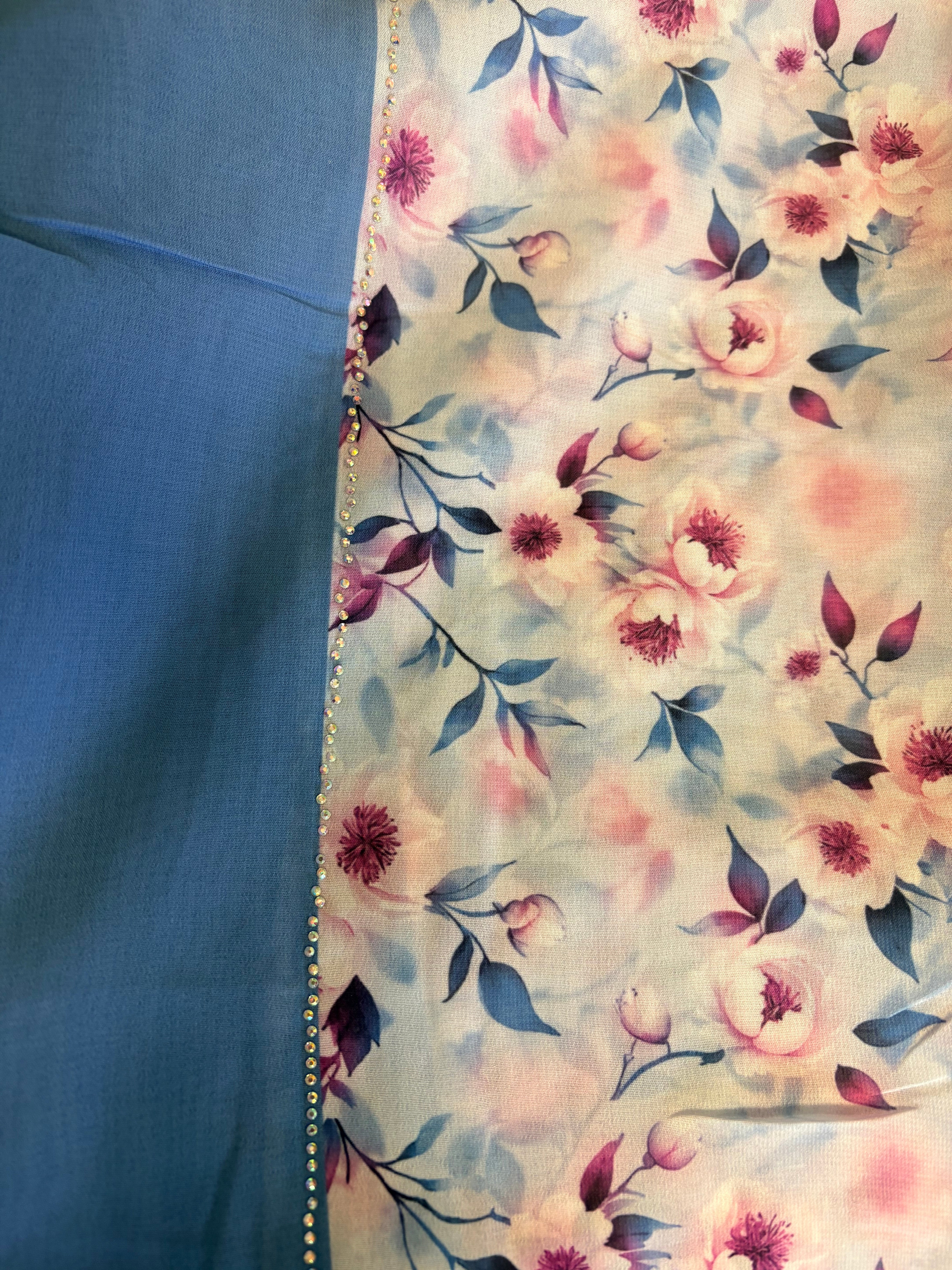 Cherry Blossom Floral Hijab