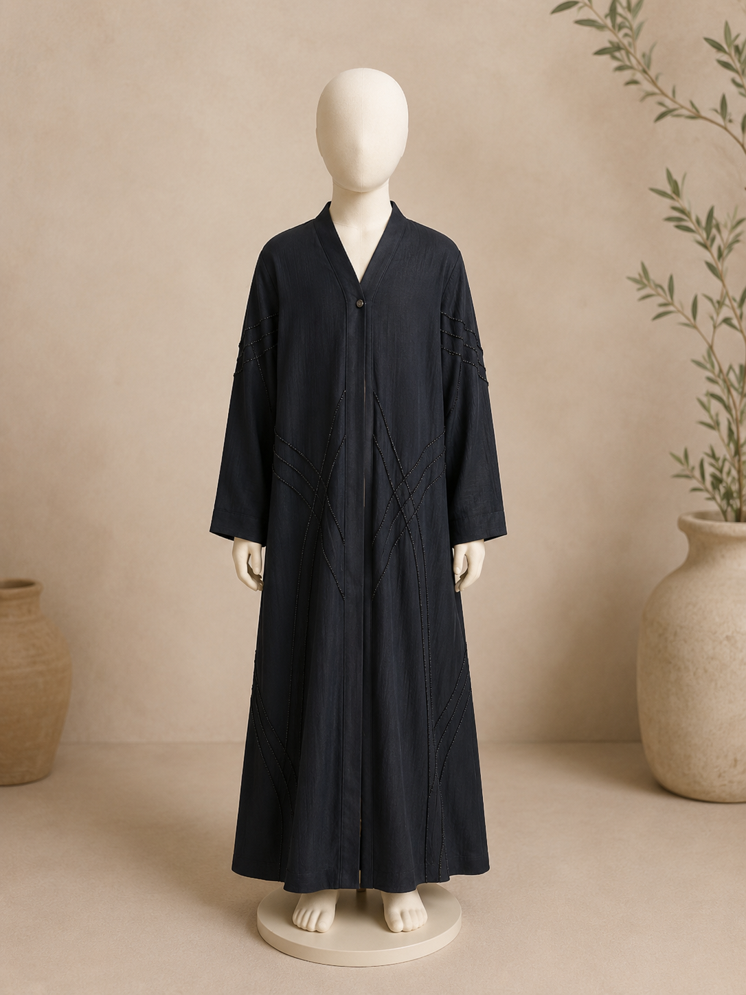 Girls Black Abaya