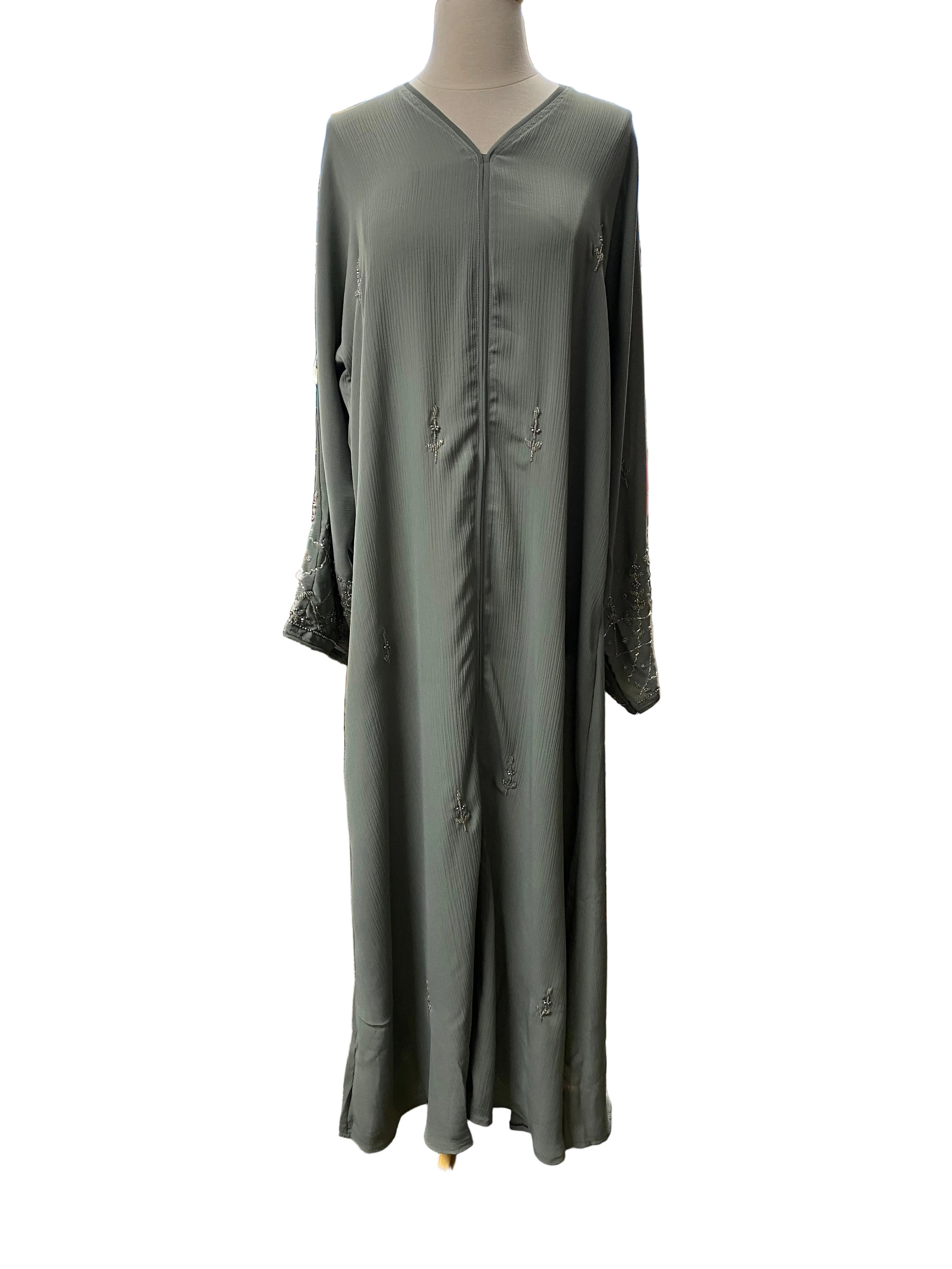 Floral Sequin Design Abaya