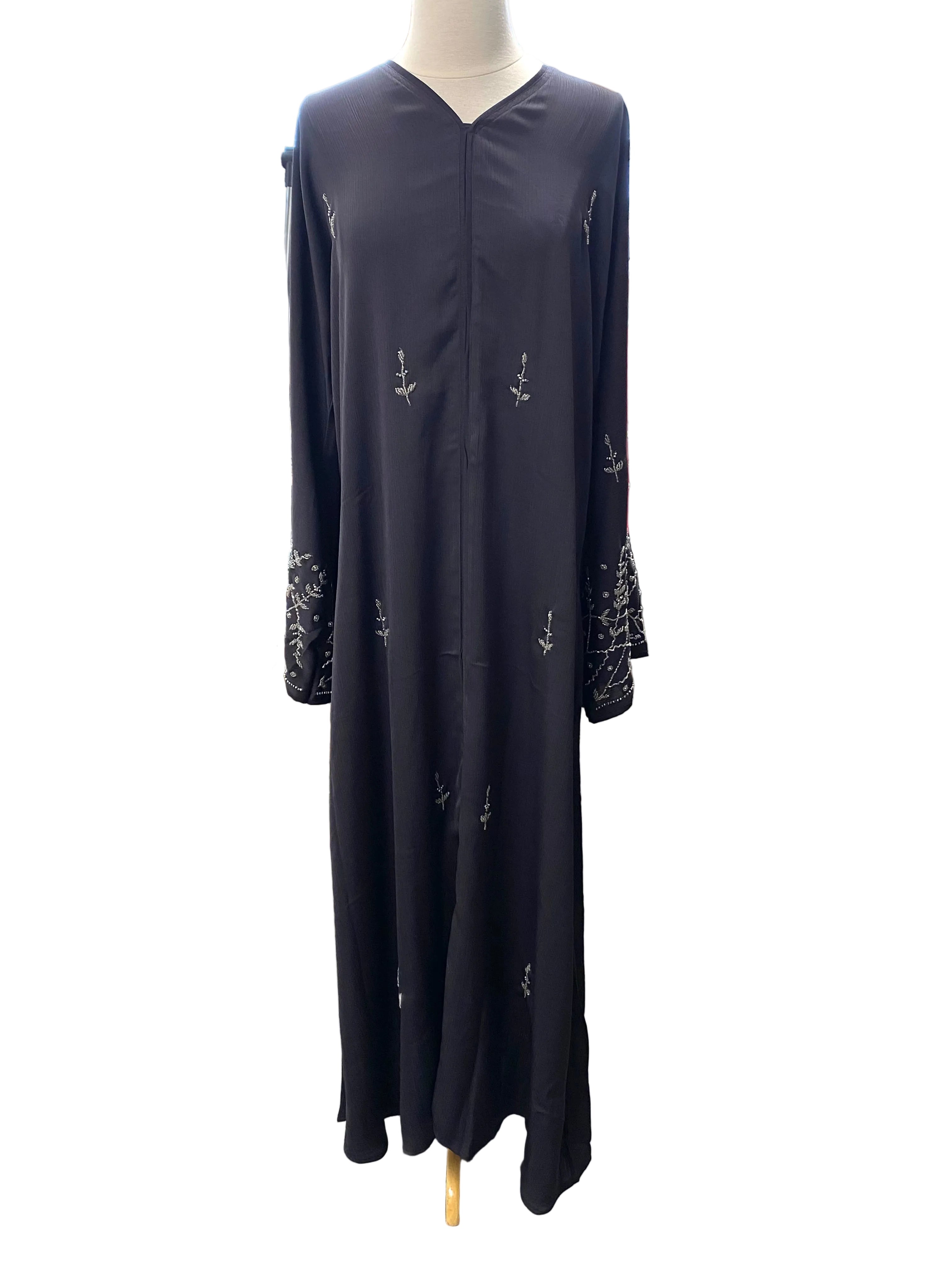 Floral Sequin Design Abaya