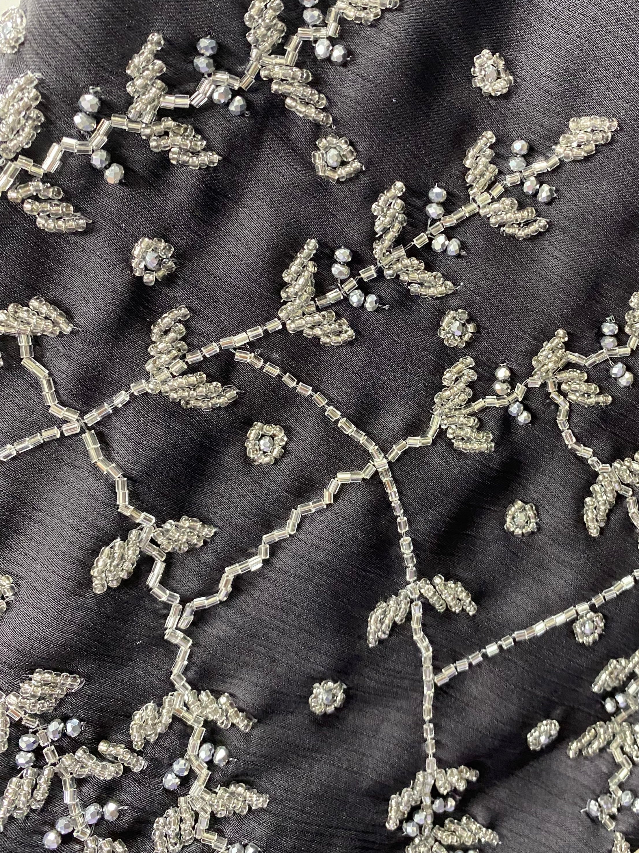 Floral Sequin Design Abaya