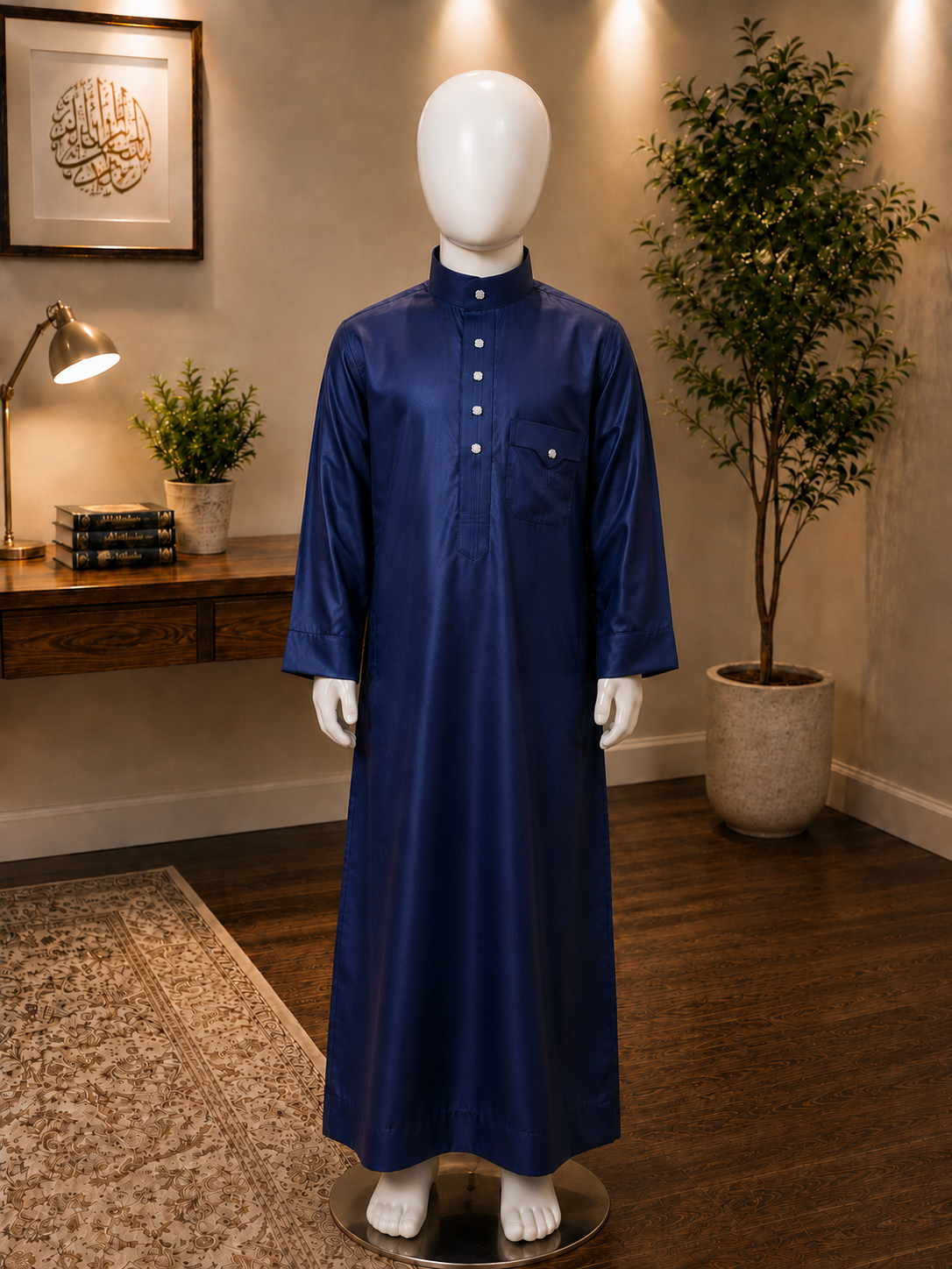 Hijazi Navy Blue Thobe