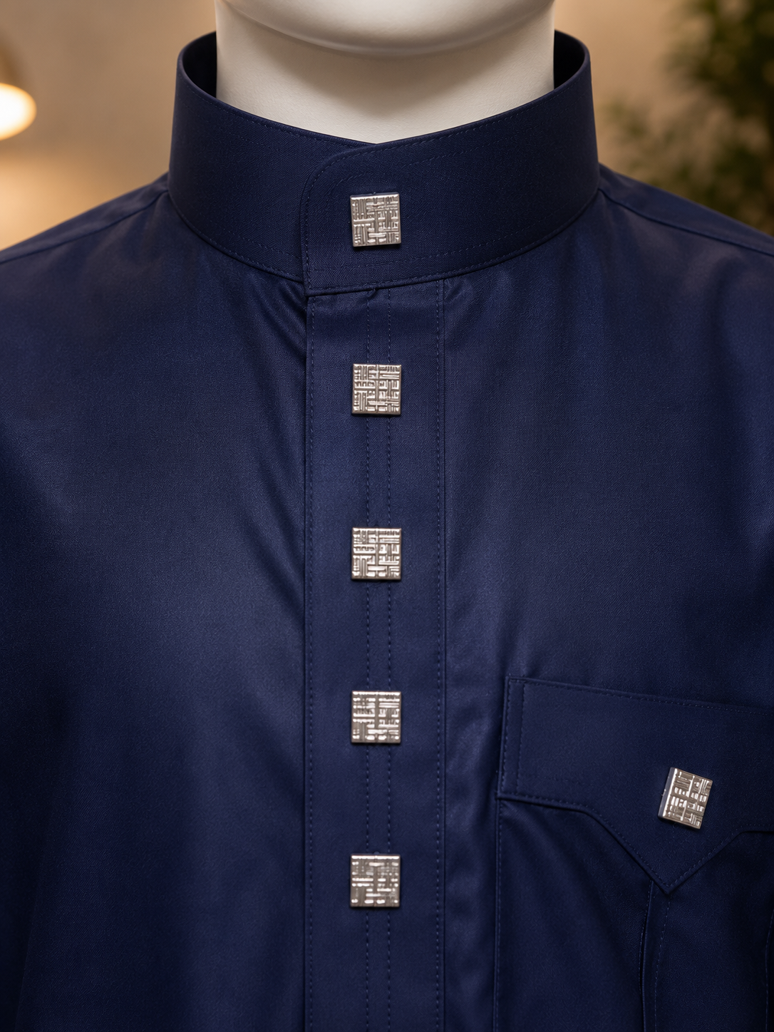 Hijazi Navy Blue Thobe