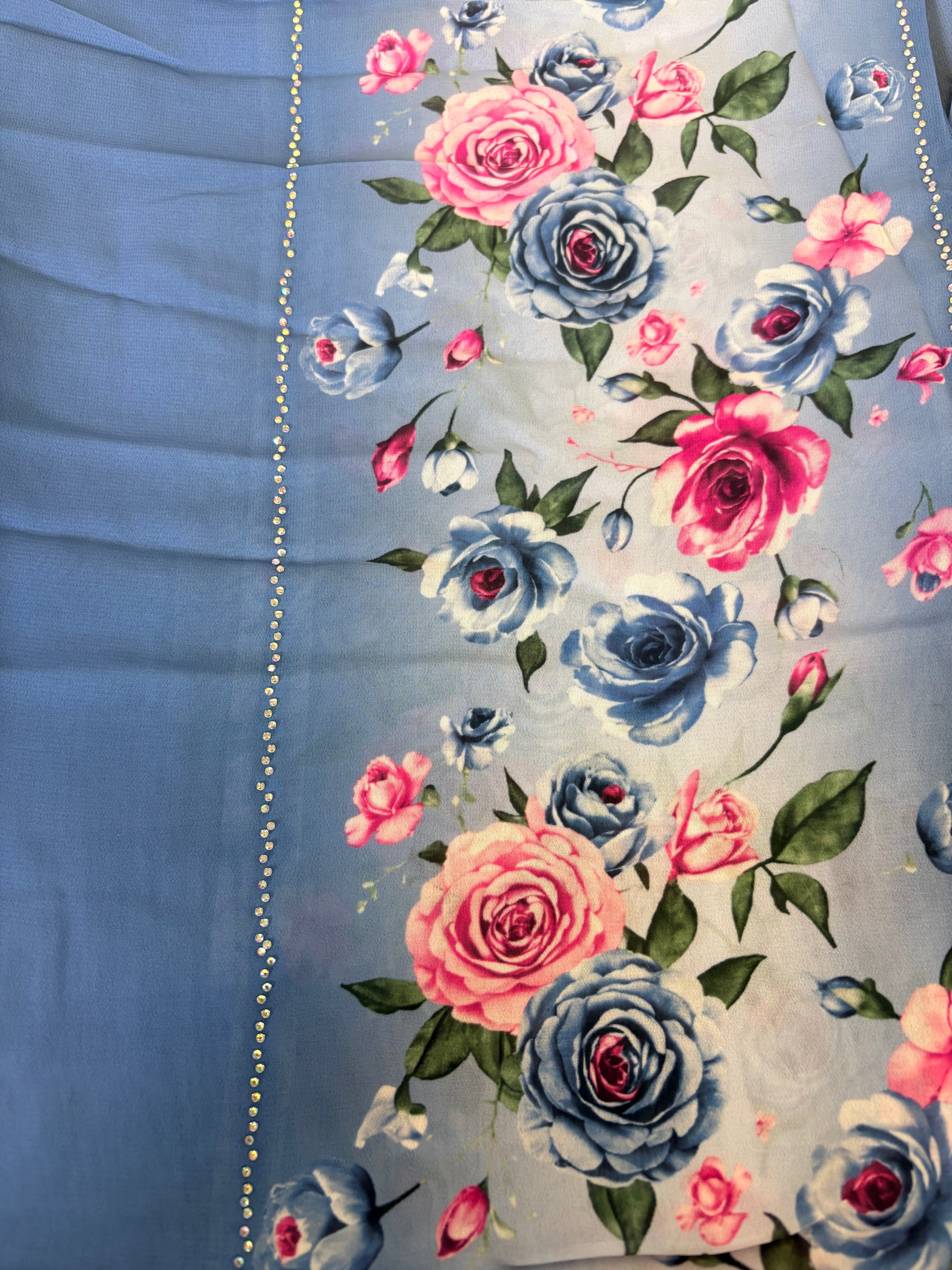 Rose Floral Print Hijab