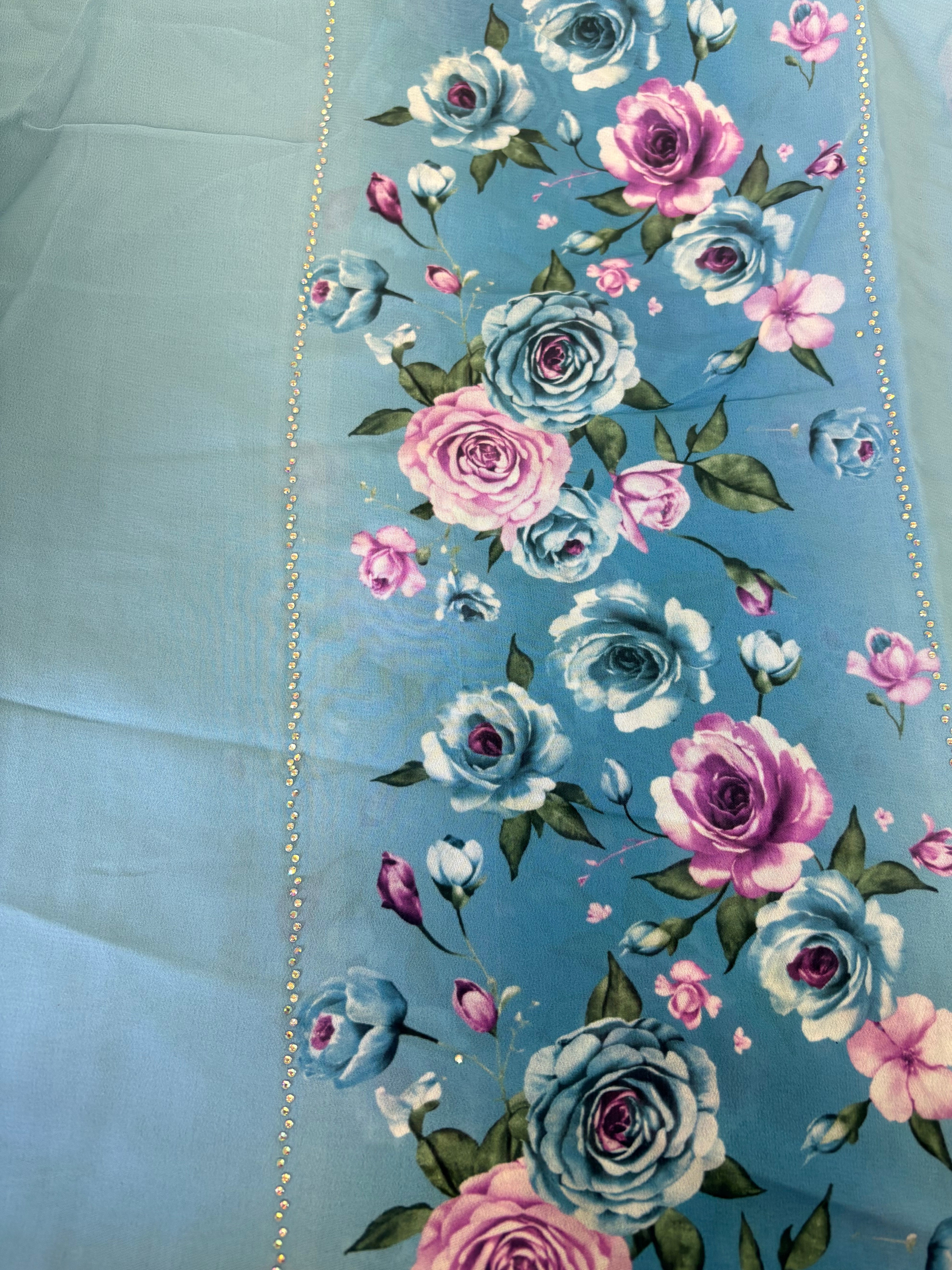 Rose Floral Print Hijab