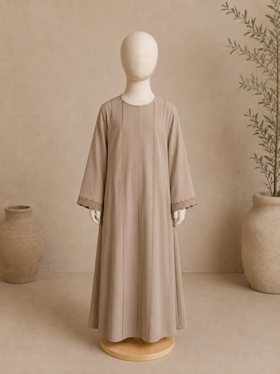Girls Loop Sequin Abaya