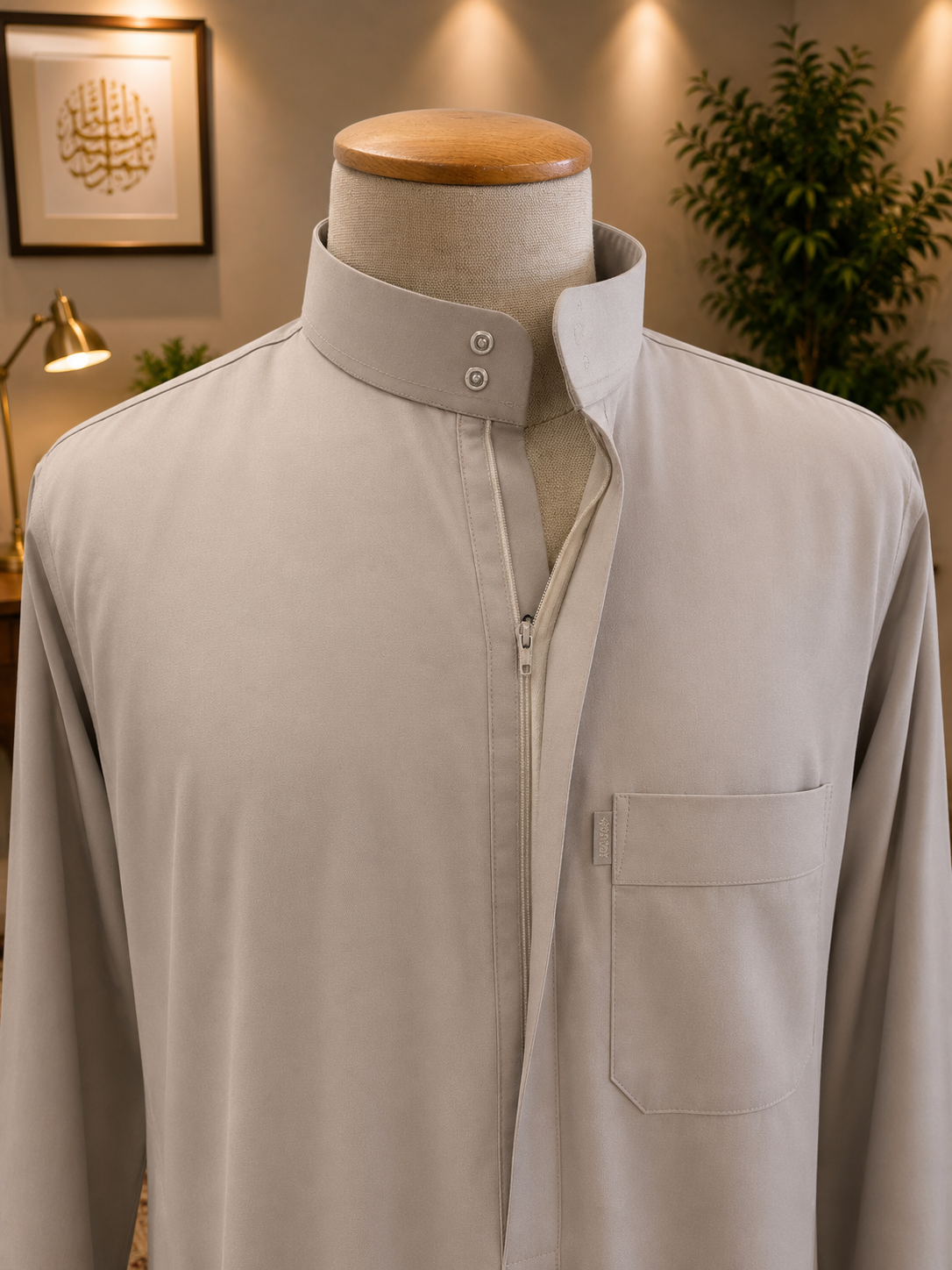 Hijazi Light Taupe Thobe