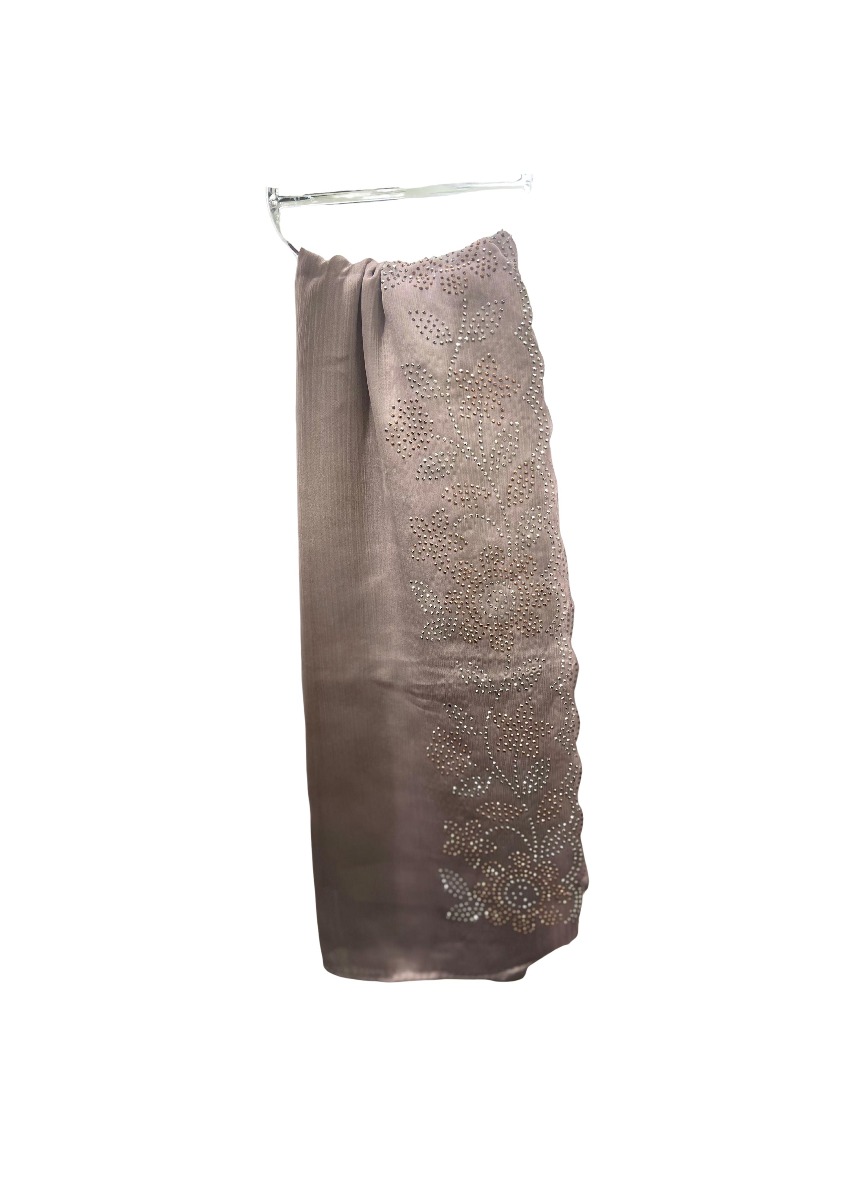 Silky Sequined Chiffon Hijab