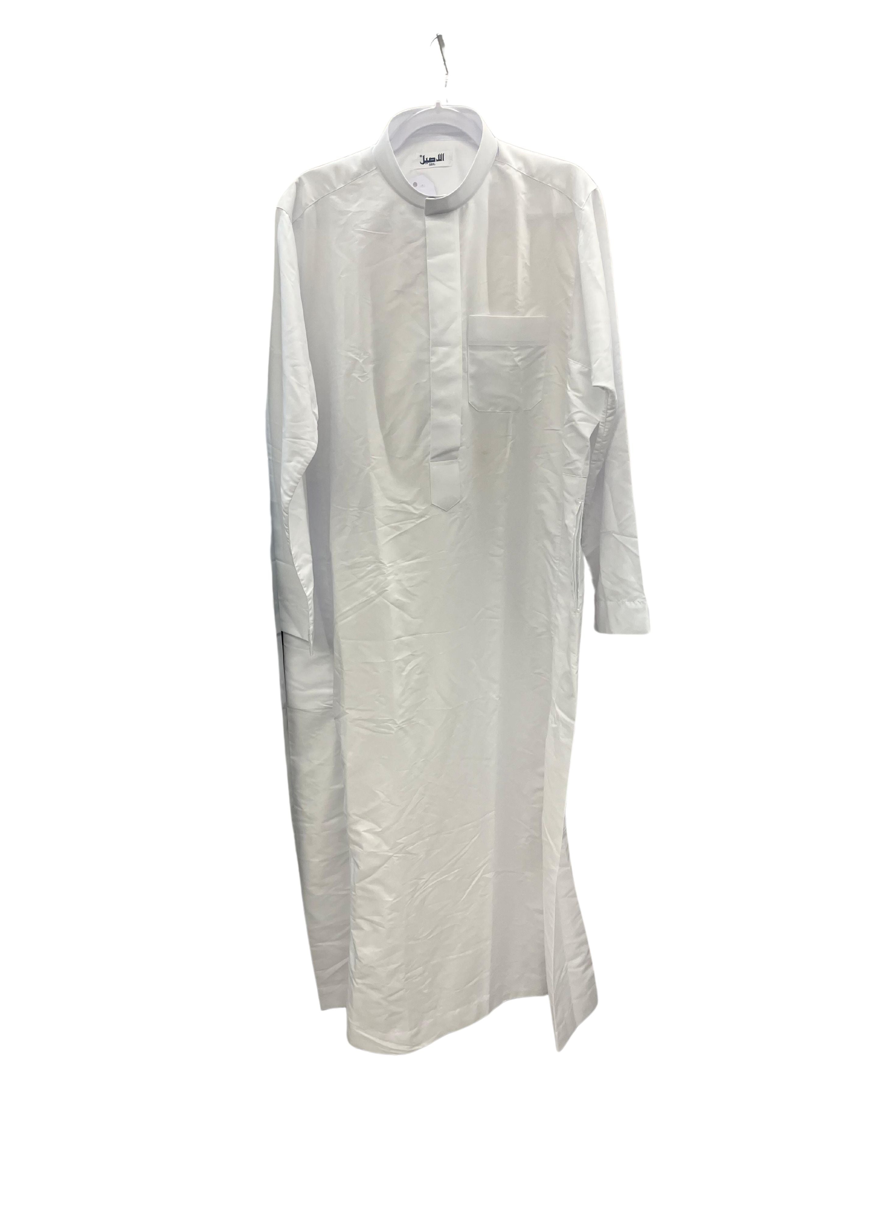 White Simple Thobe