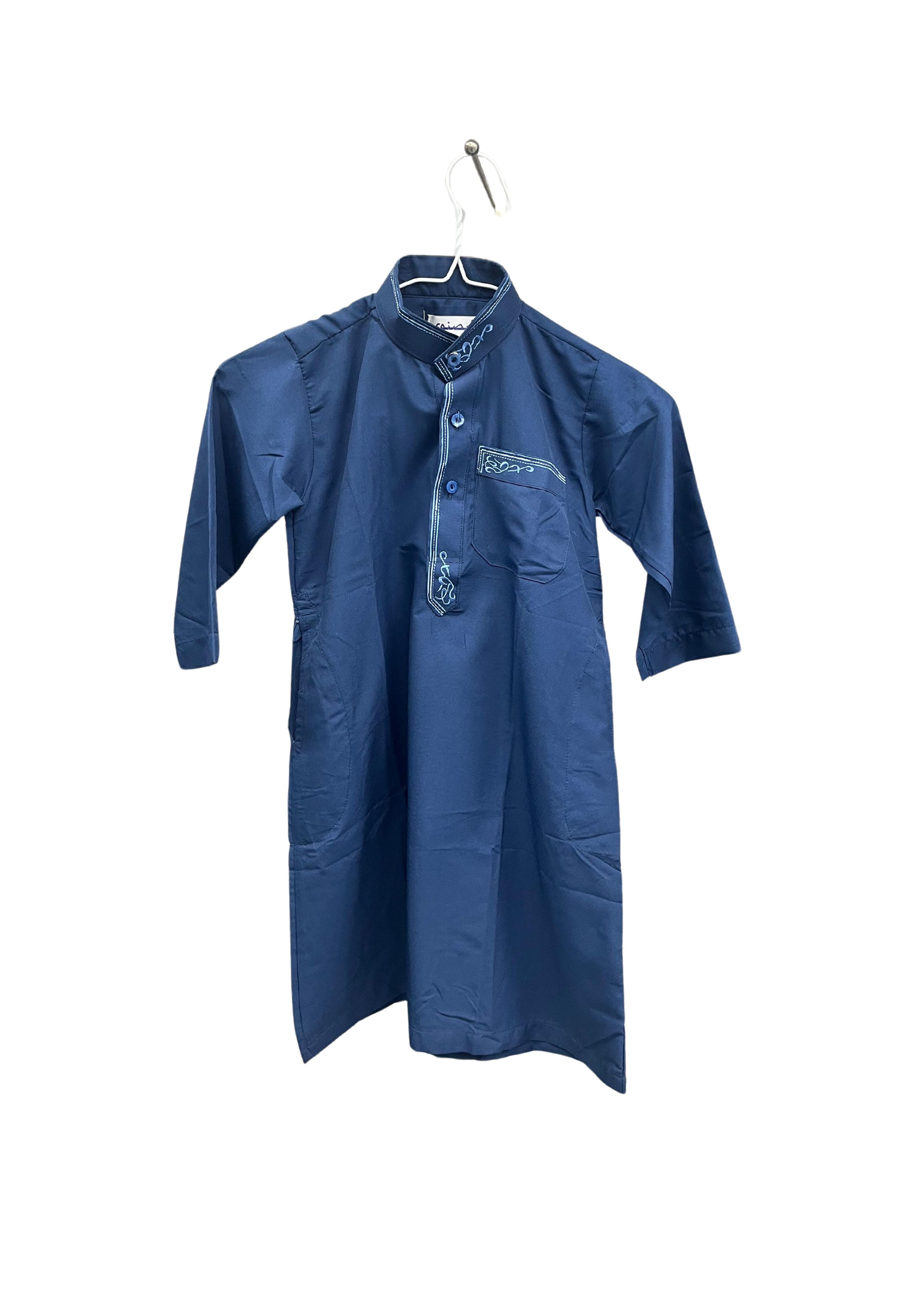 Dark Blue Kids Thobe