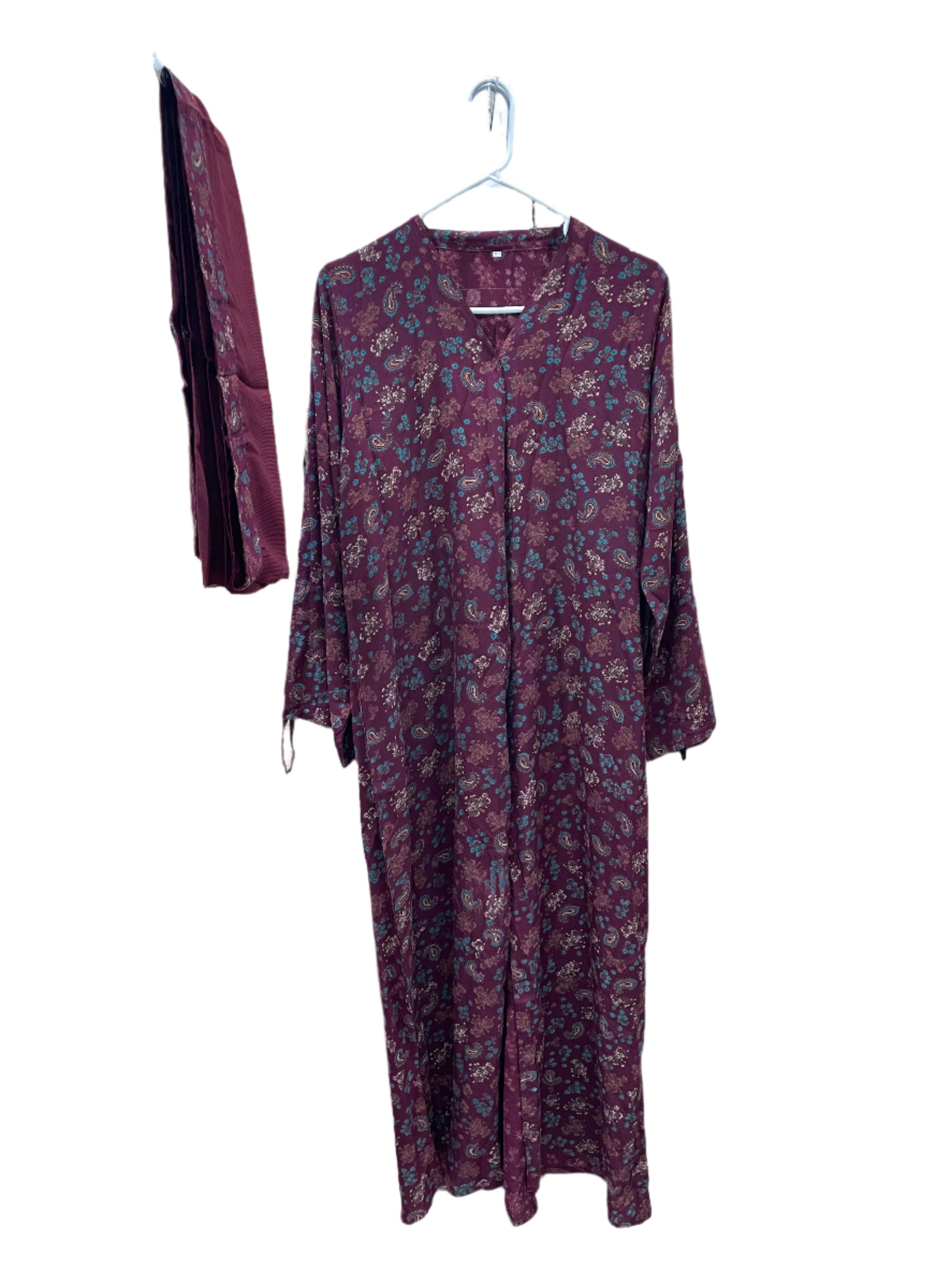 Comfortable Paisley Print Abayas