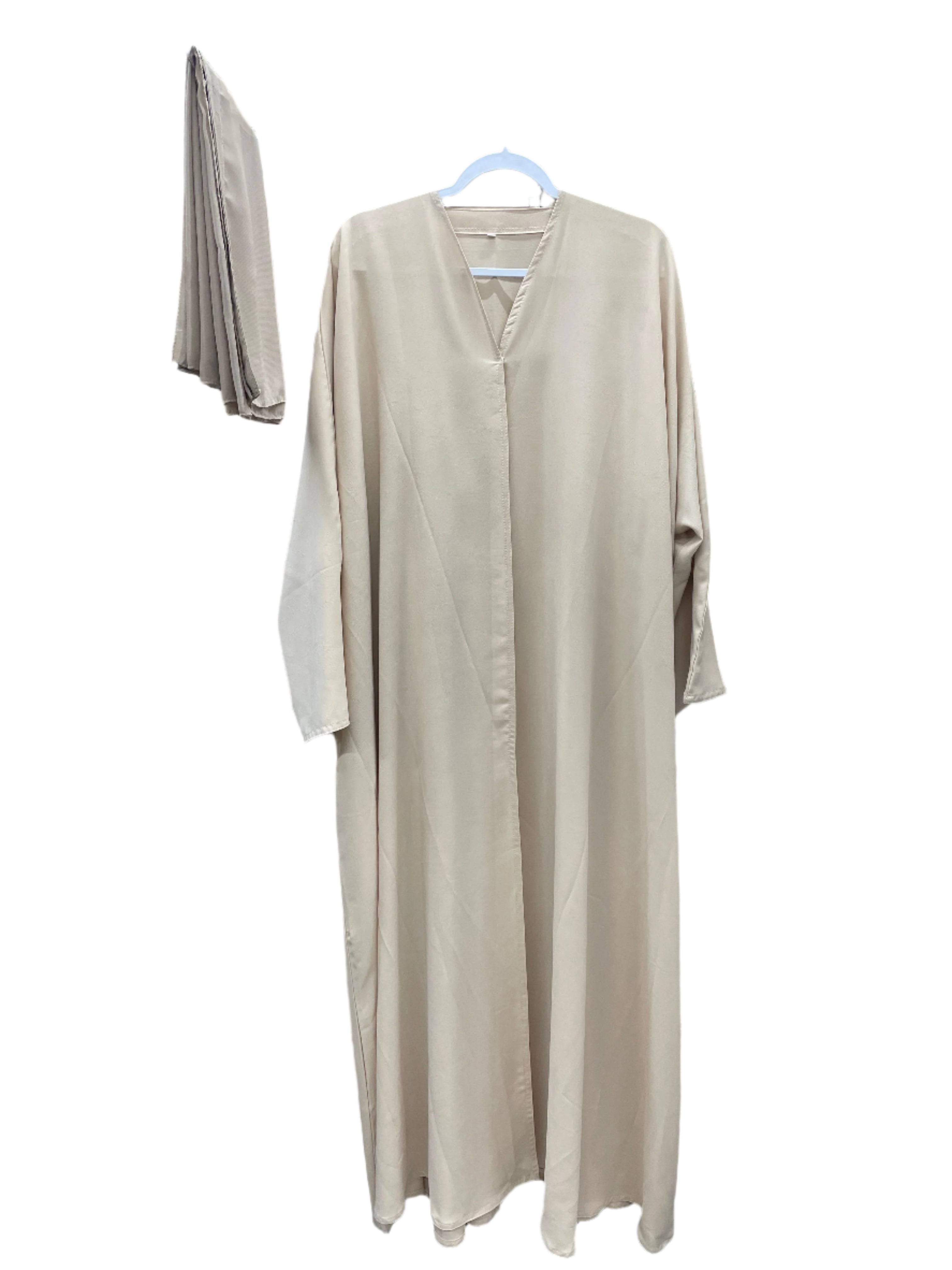Lightweight Oversized Button-Top Abaya