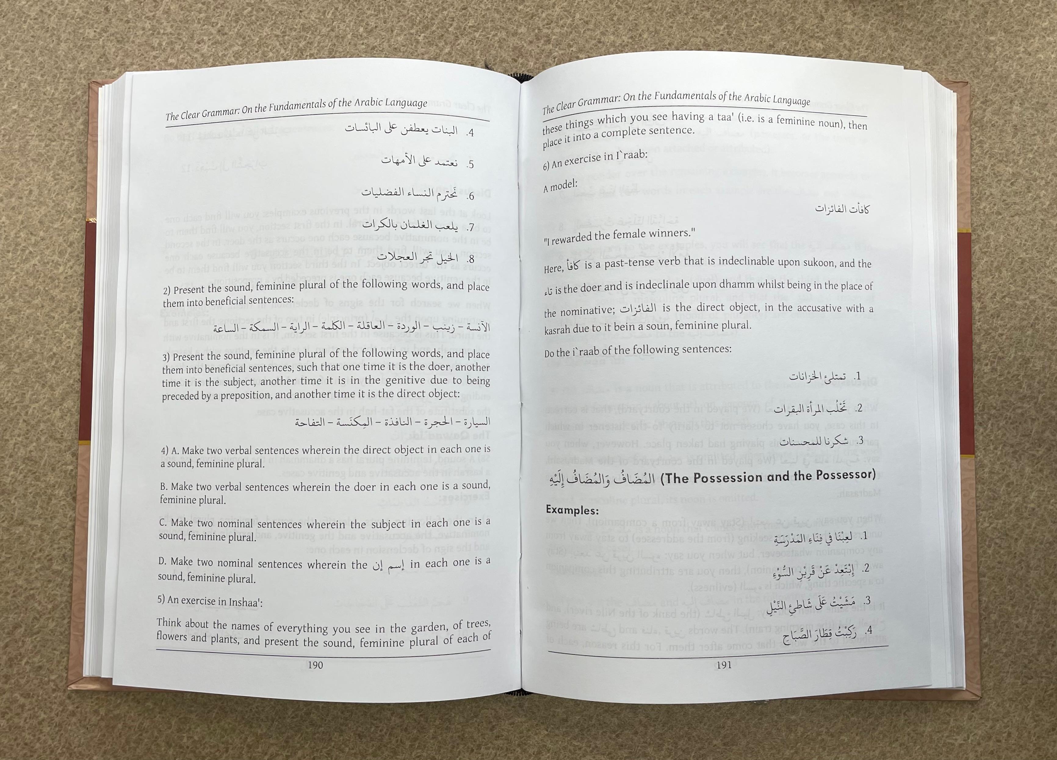 The Clear Grammar on the Fundamentals of the Arabic Language