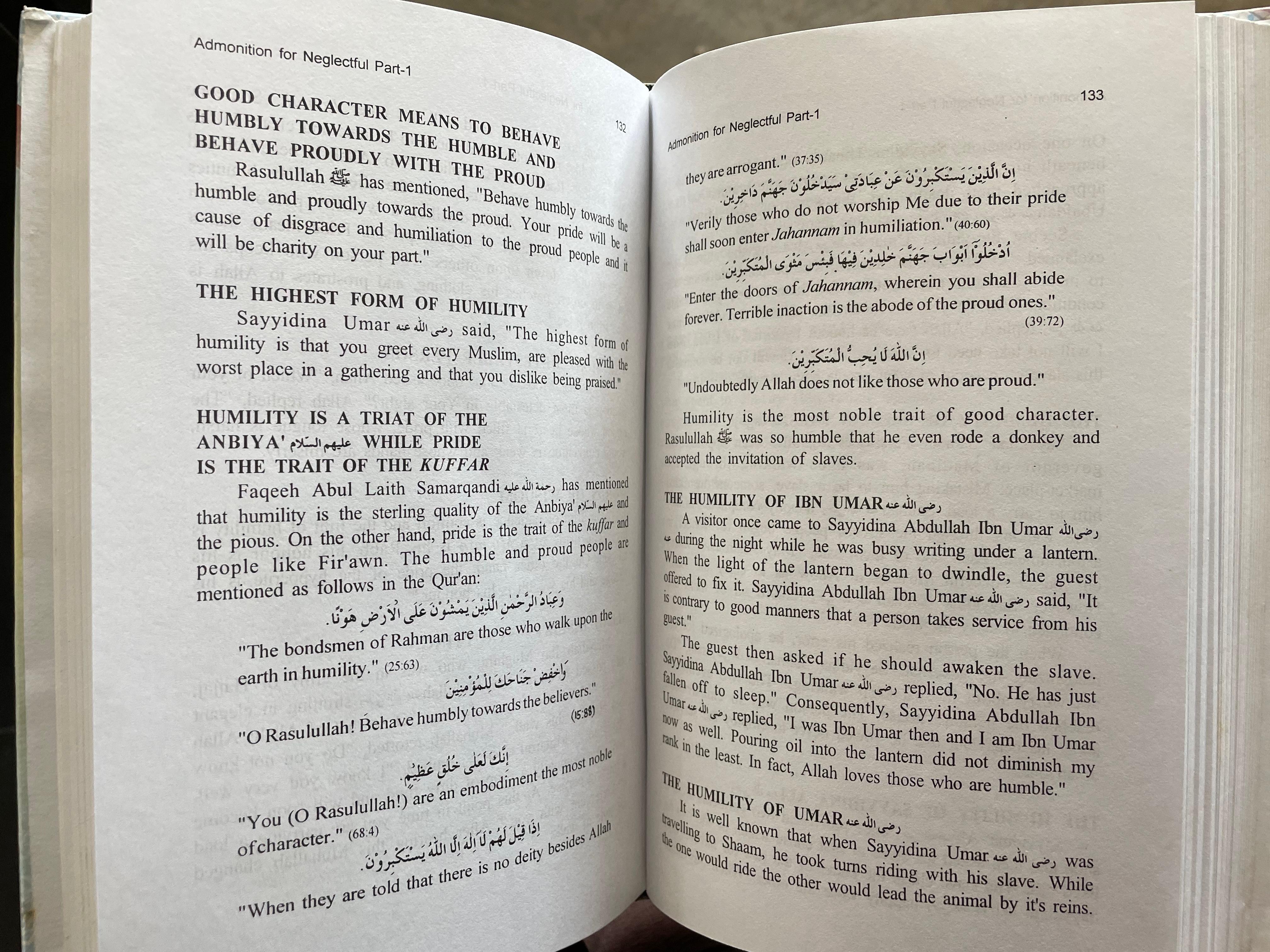 Admonition for the Neglectful