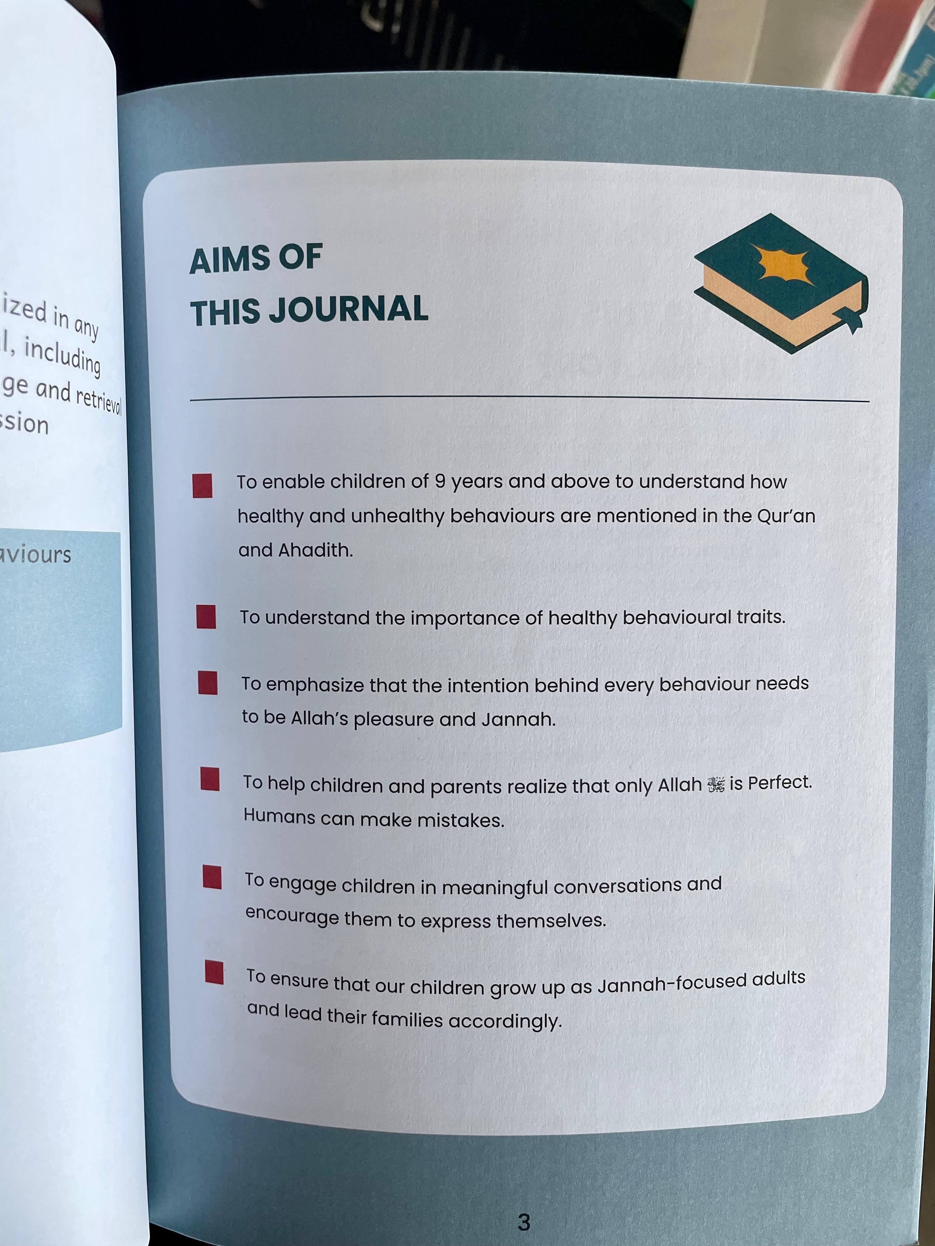 My Qur'an Journal of Behaviours