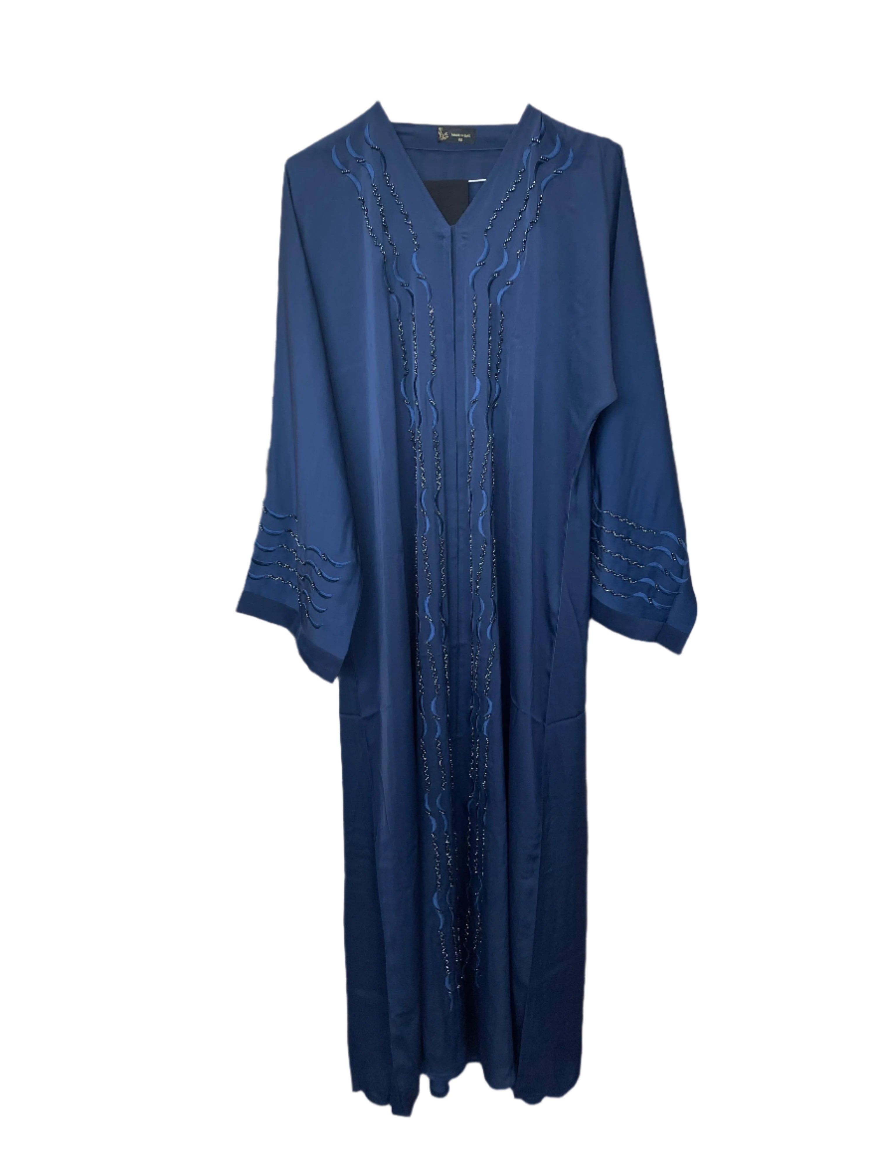 Elegant Abaya with Delicate Front Beading