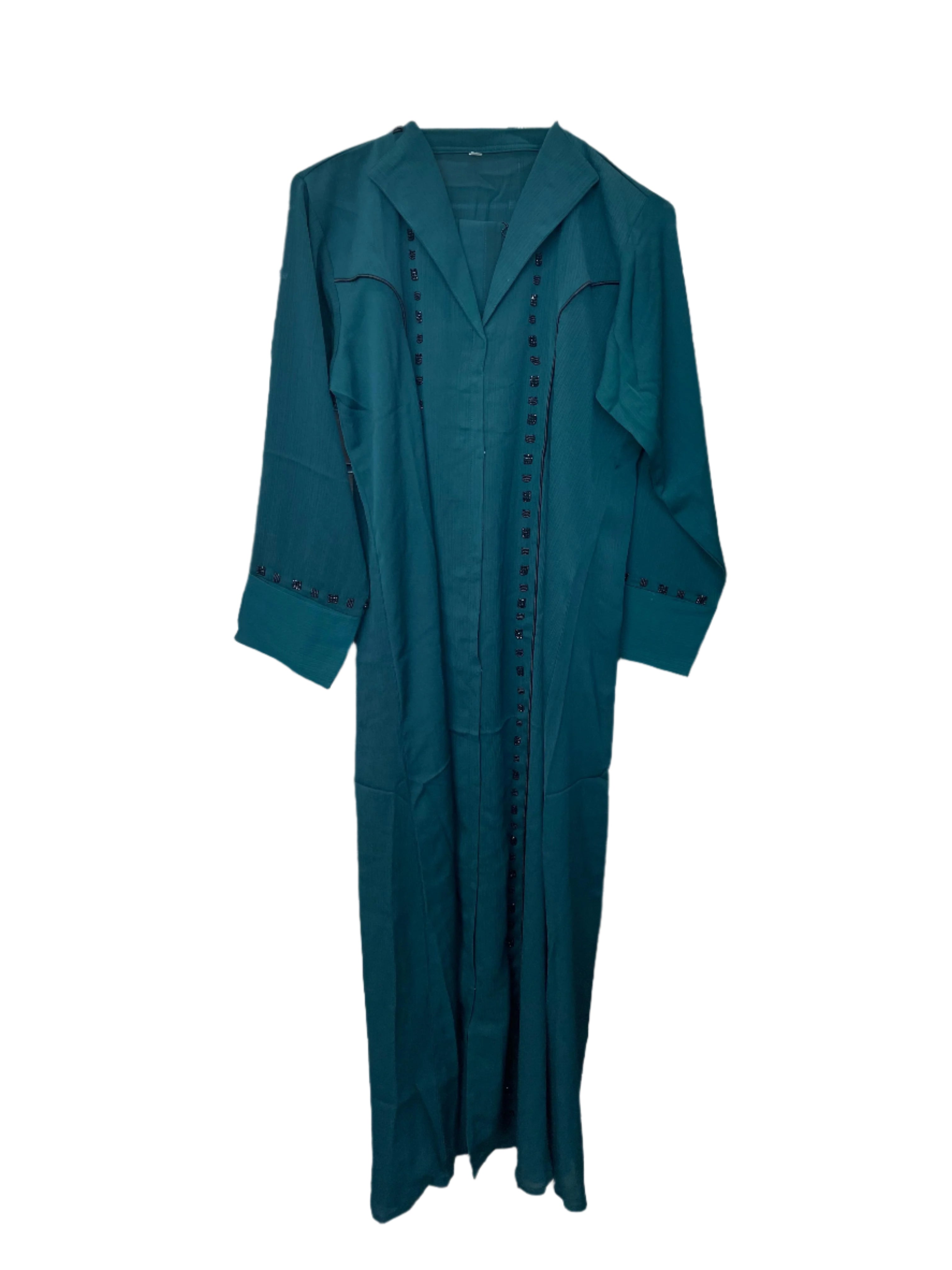 Colorful Collared Abaya