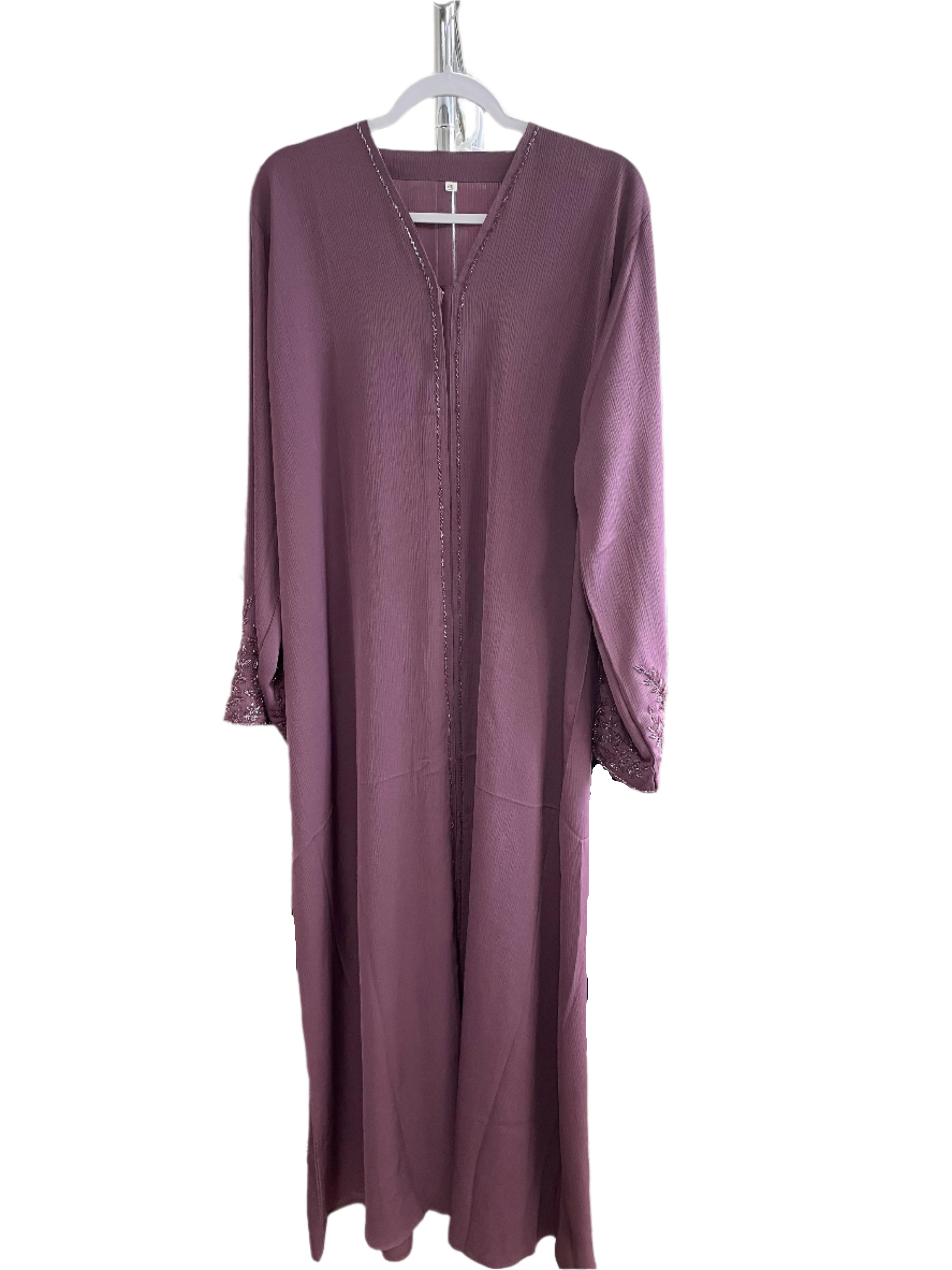 Colorful Sequined Sleeve Abayas