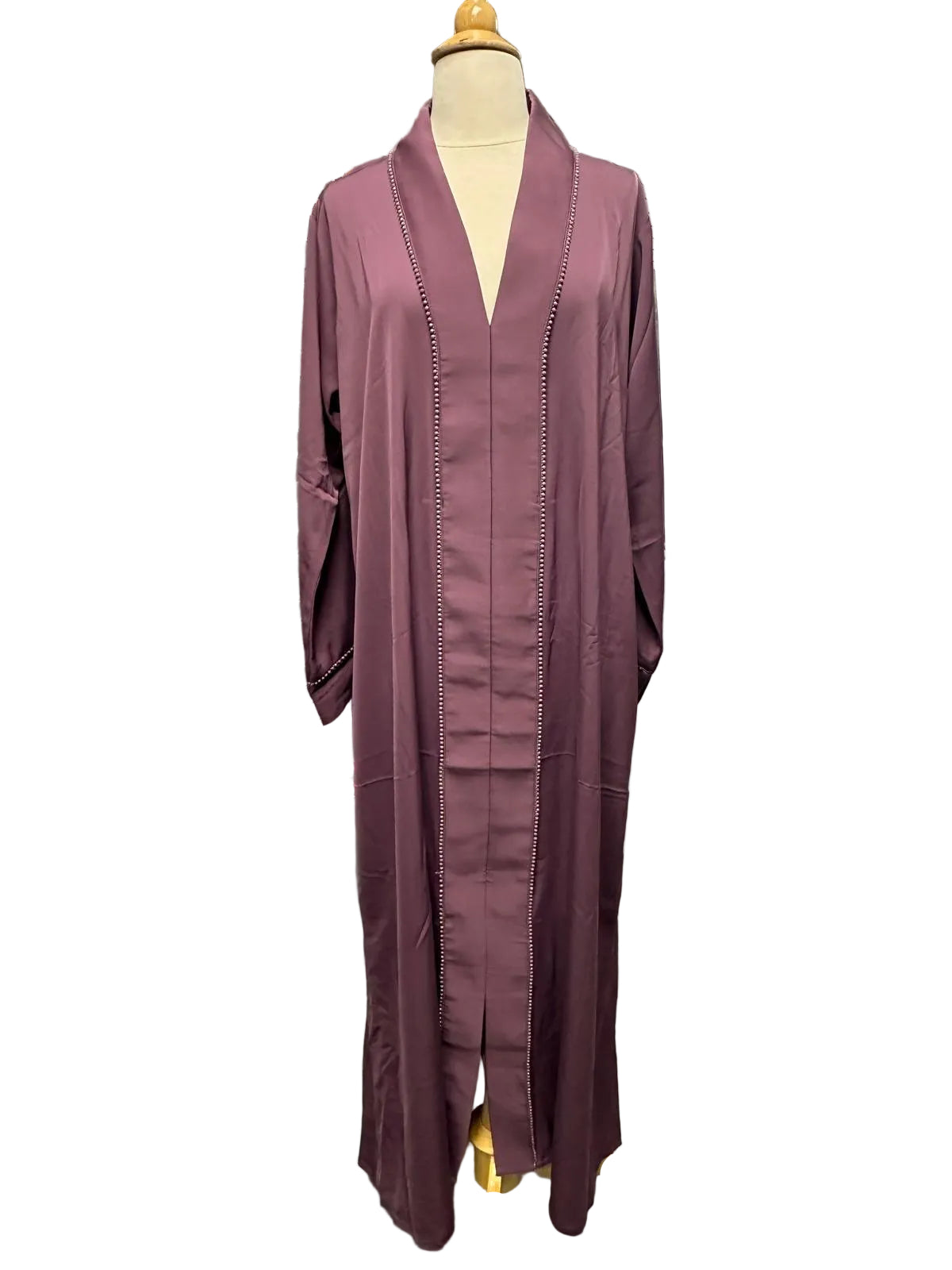 Front bead work, Abaya