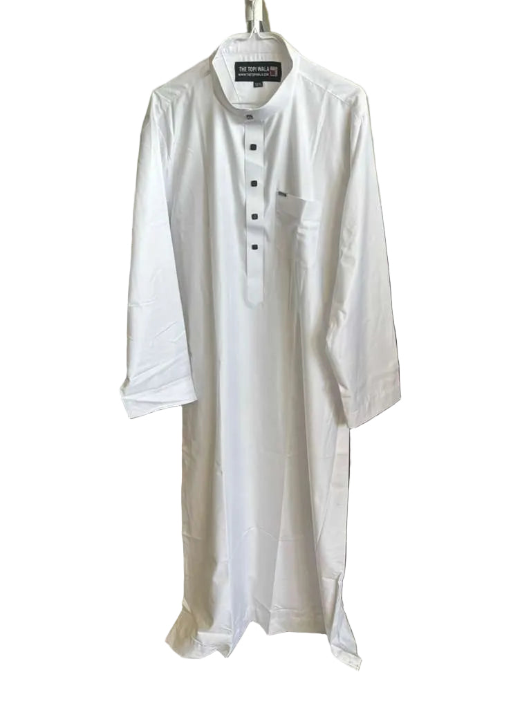 Simple White Thobe