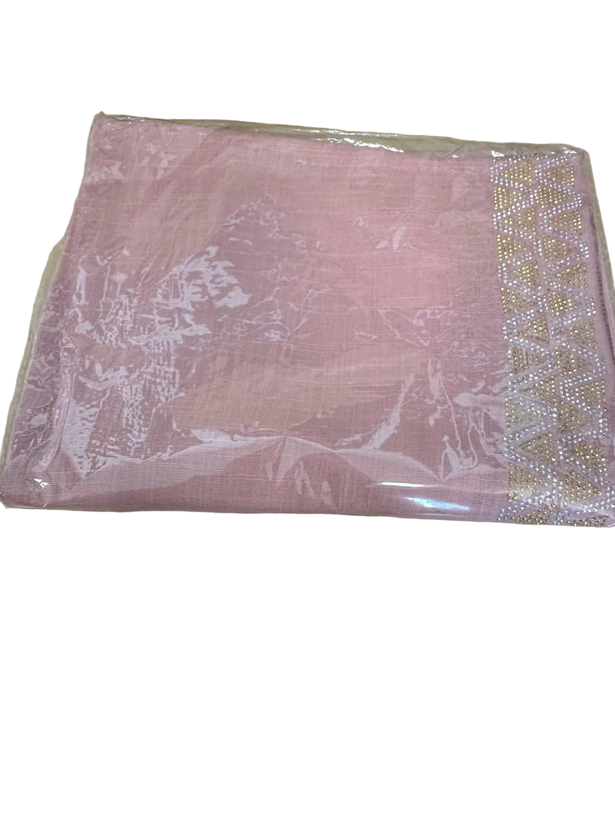 Cotton Hijab With Triangle Stonework