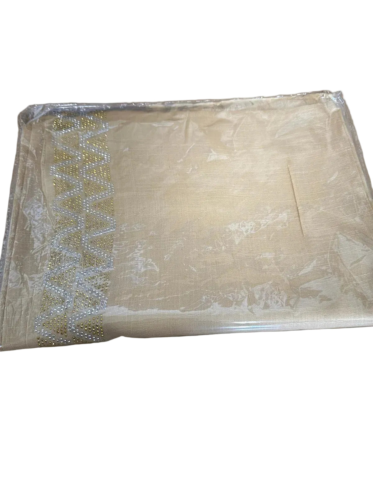 Cotton Hijab With Triangle Stonework