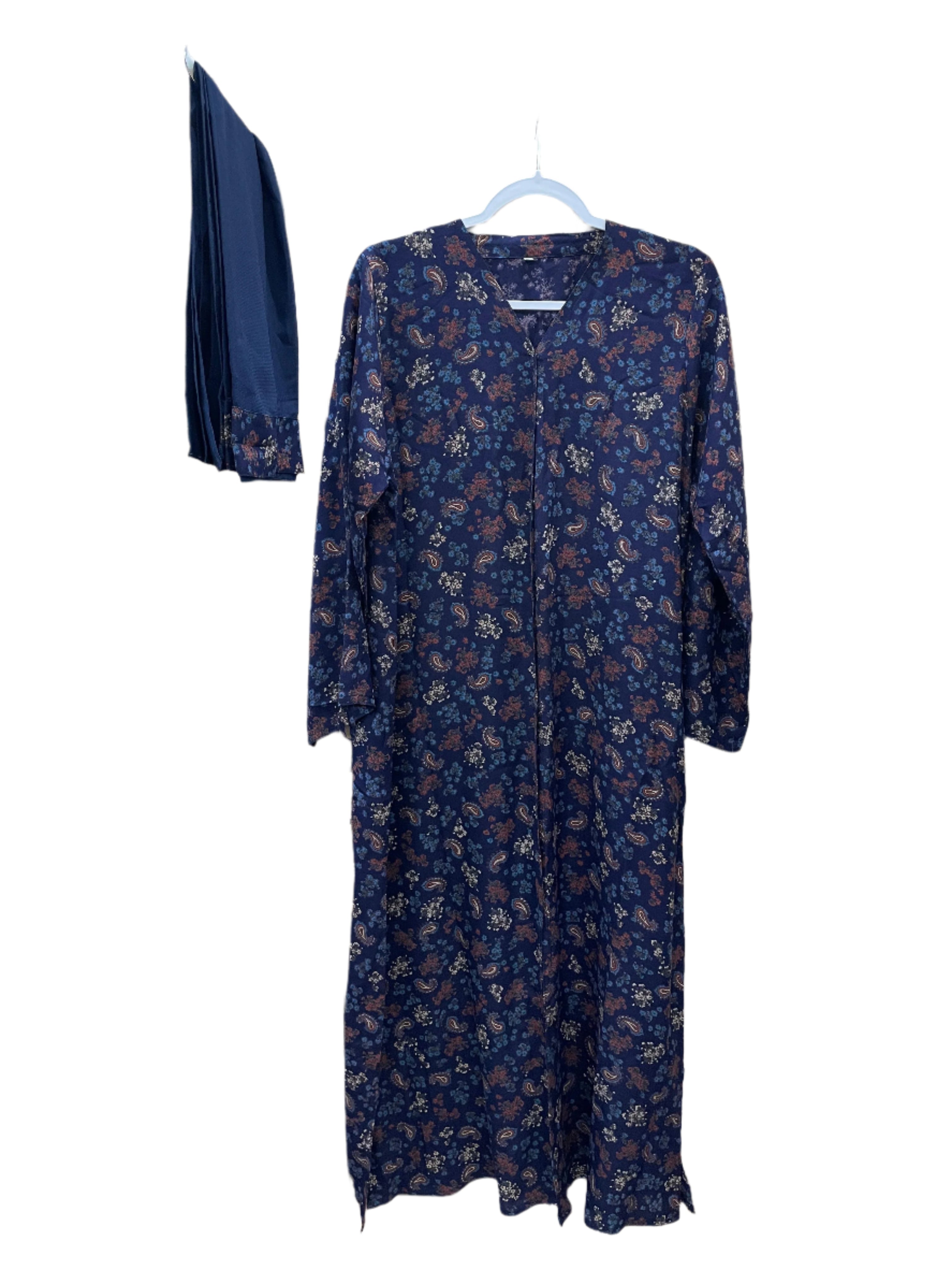 Comfortable Paisley Print Abayas