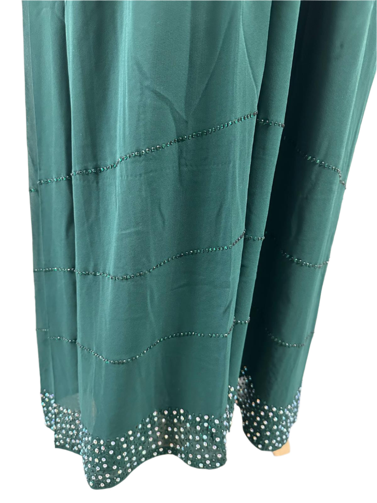 Two Piece Abaya With Stonework