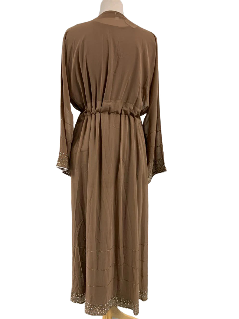 Two Piece Abaya With Stonework