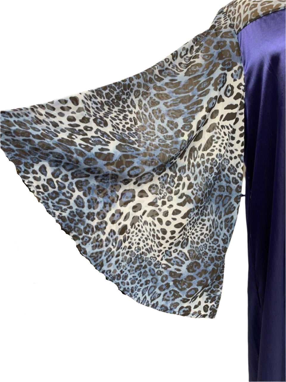 Animal Print Sleeve Dress