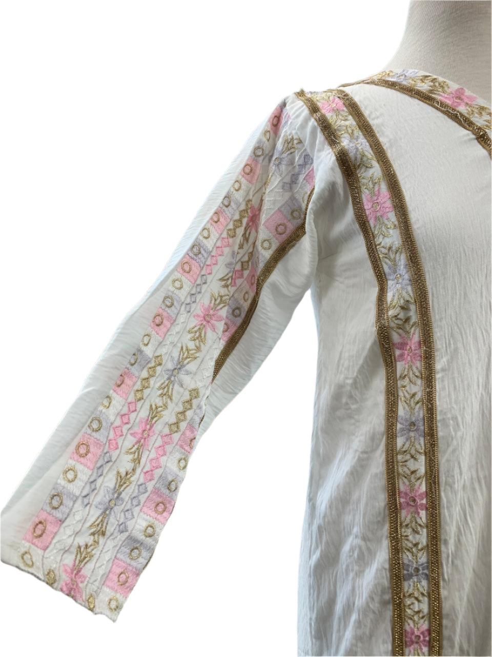 Girls Flower Embroidery Abaya