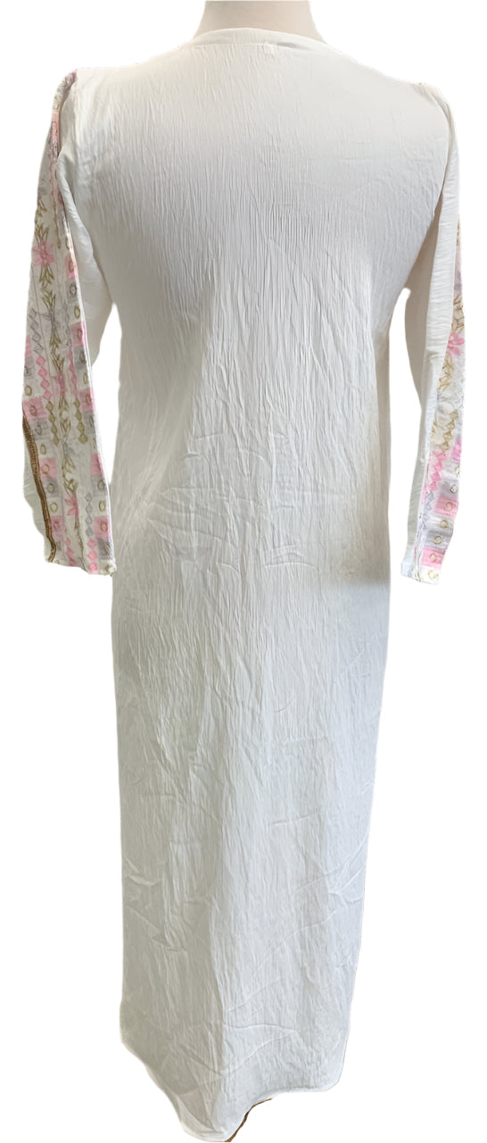 Girls Flower Embroidery Abaya