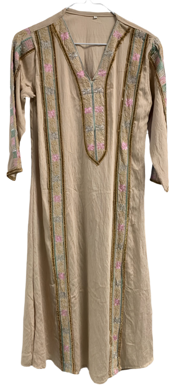 Girls Flower Embroidery Abaya